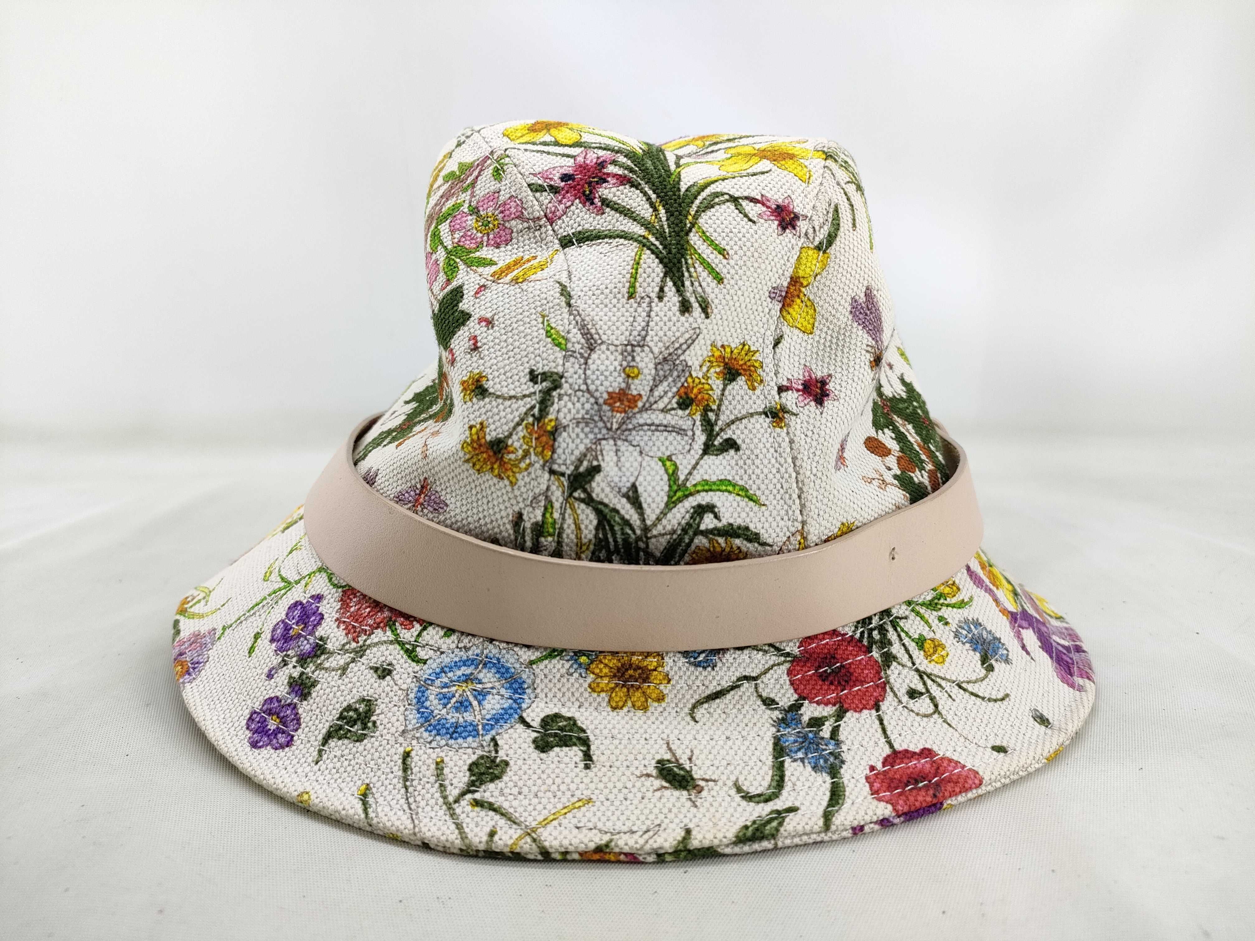 hat, Flora design, and other accessories. — view 3