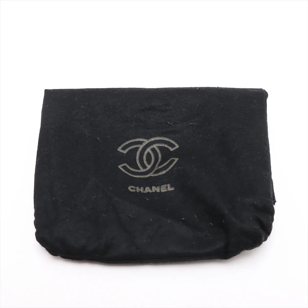 Matelassé Lambskin Single Flap Single Chain Bag, Black with Gold Hardware — view 10