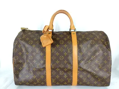 Monogram Keepall 50 M41426 VI882 Brown Boston Bag (Key not included)