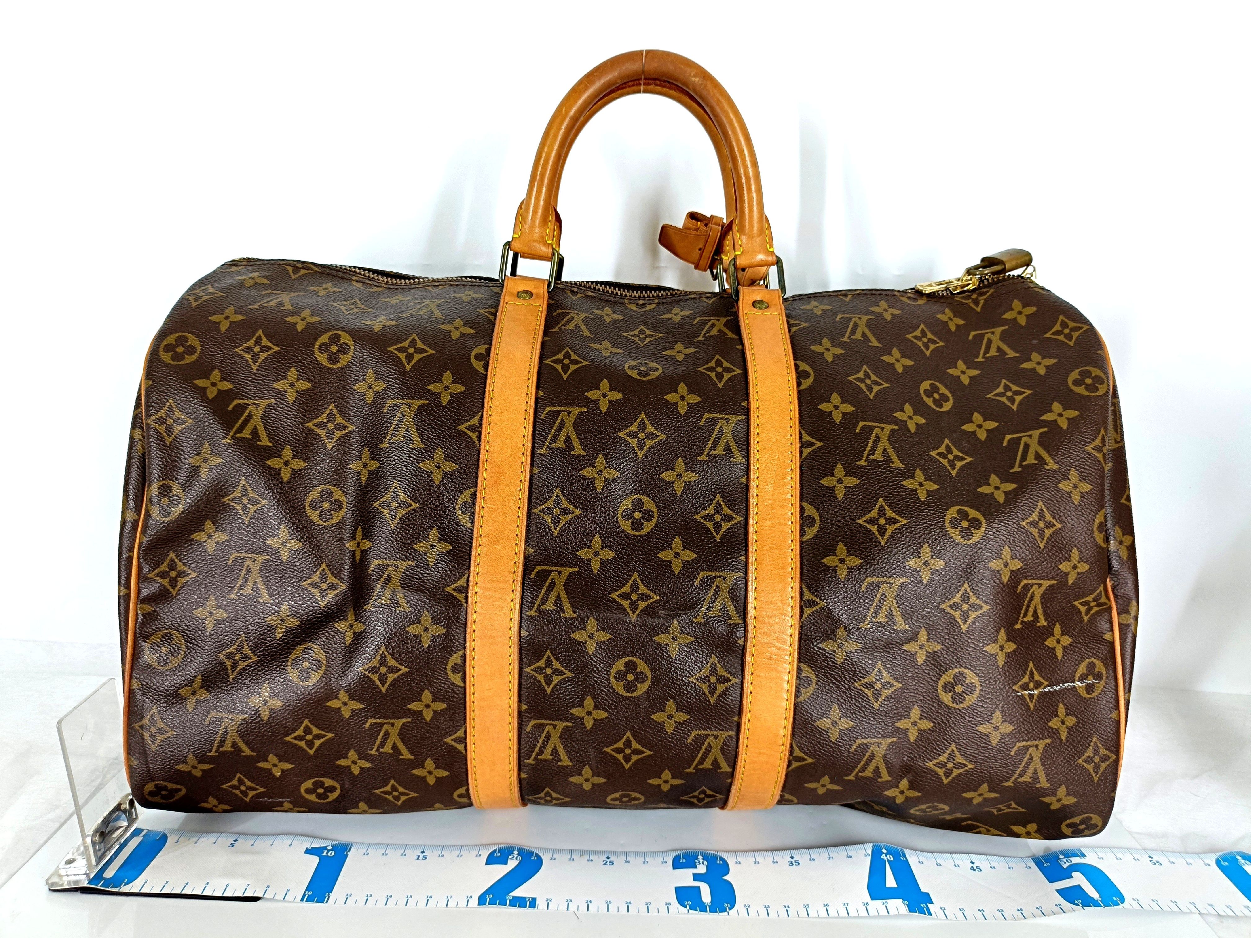 Monogram Keepall 50 M41426 VI882 Brown Boston Bag (Key not included) — view 2