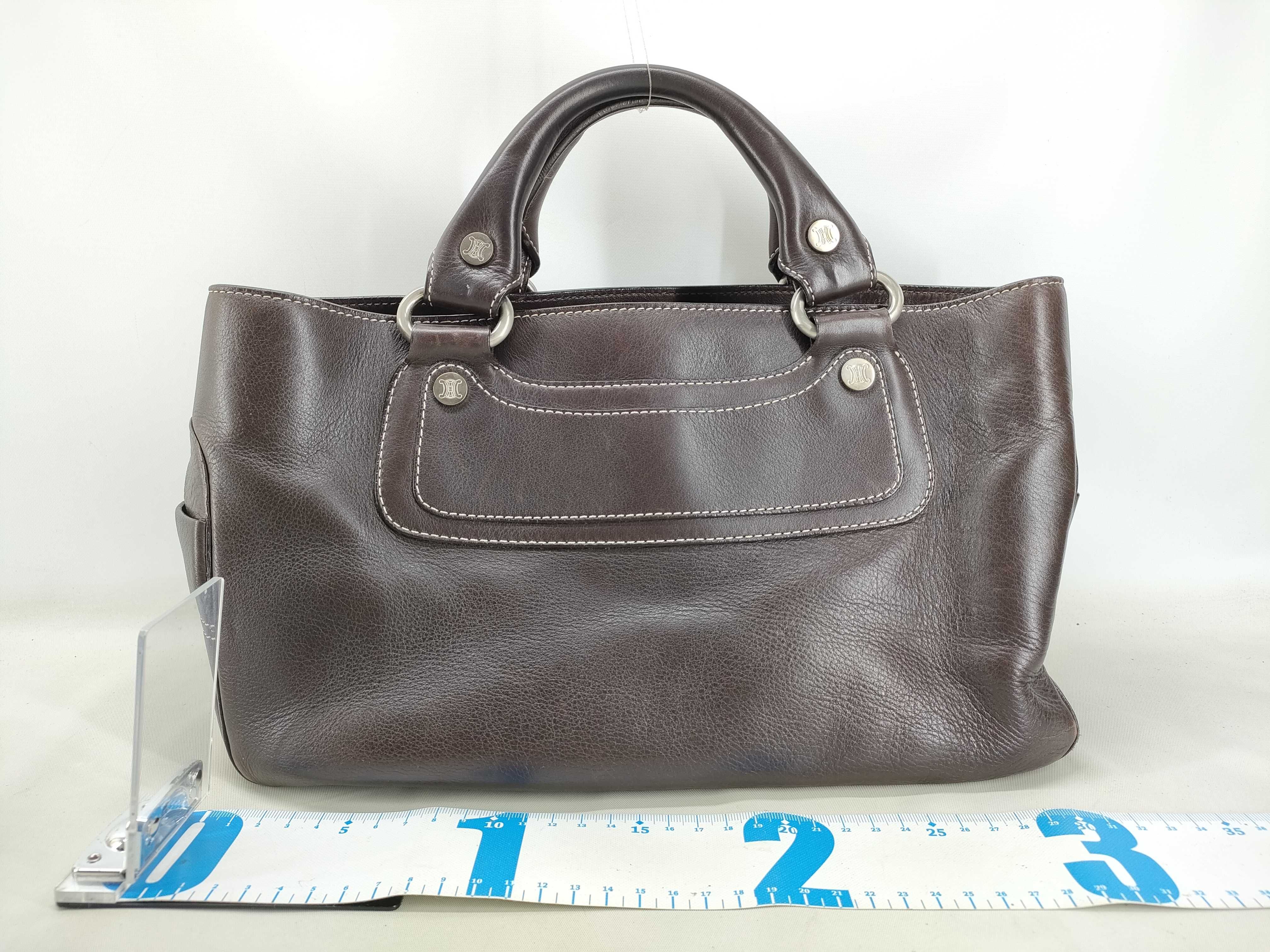 bag, Celine handbag, leather handbag — view 2