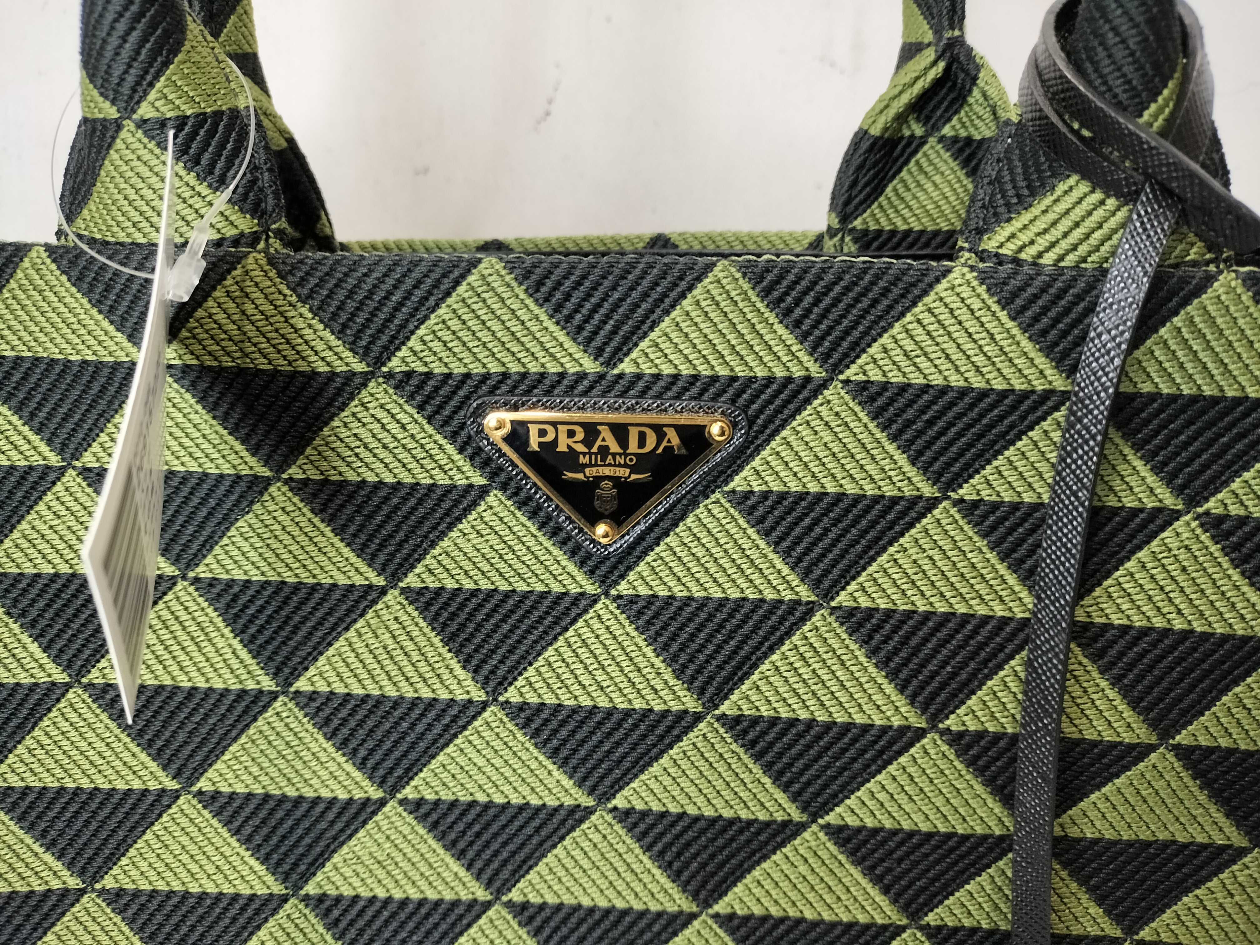 Symbol Embroidery Fabric Handbag — view 2