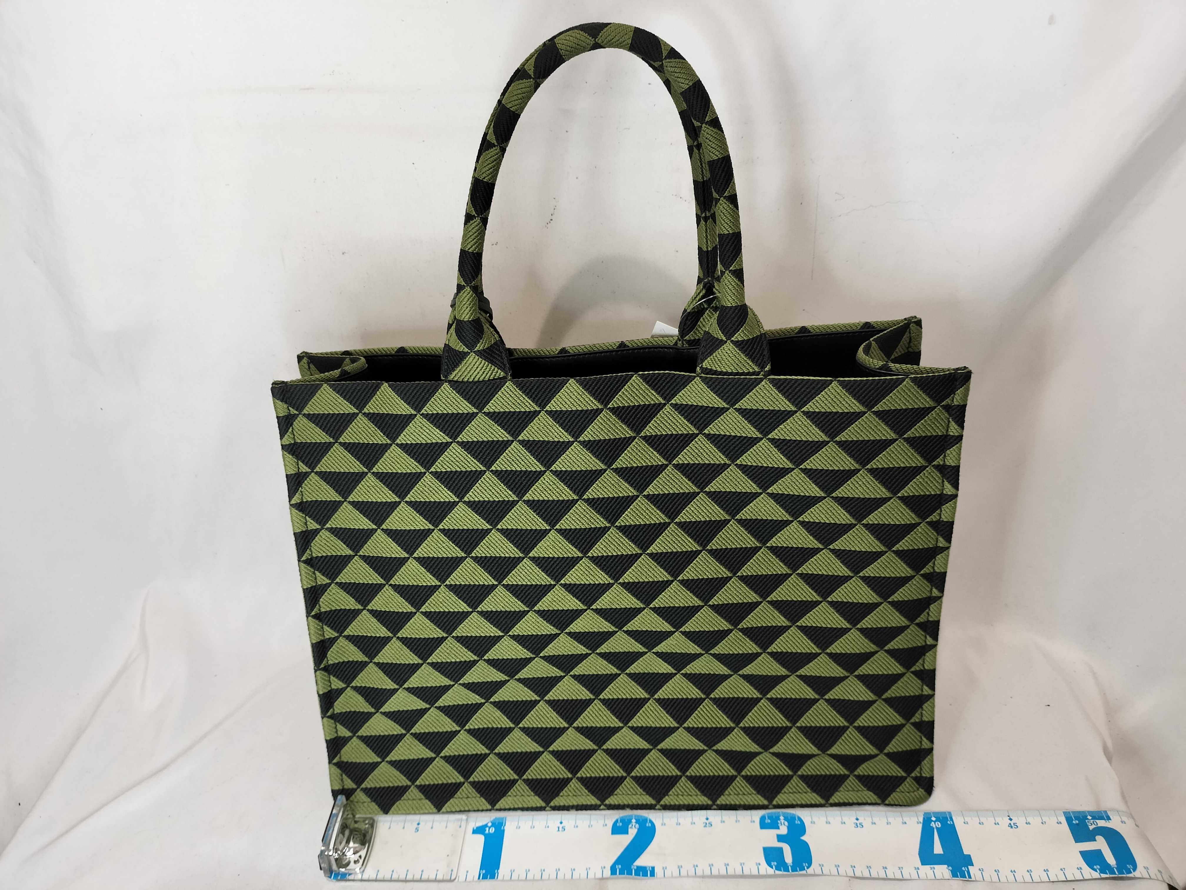 Symbol Embroidery Fabric Handbag — view 3
