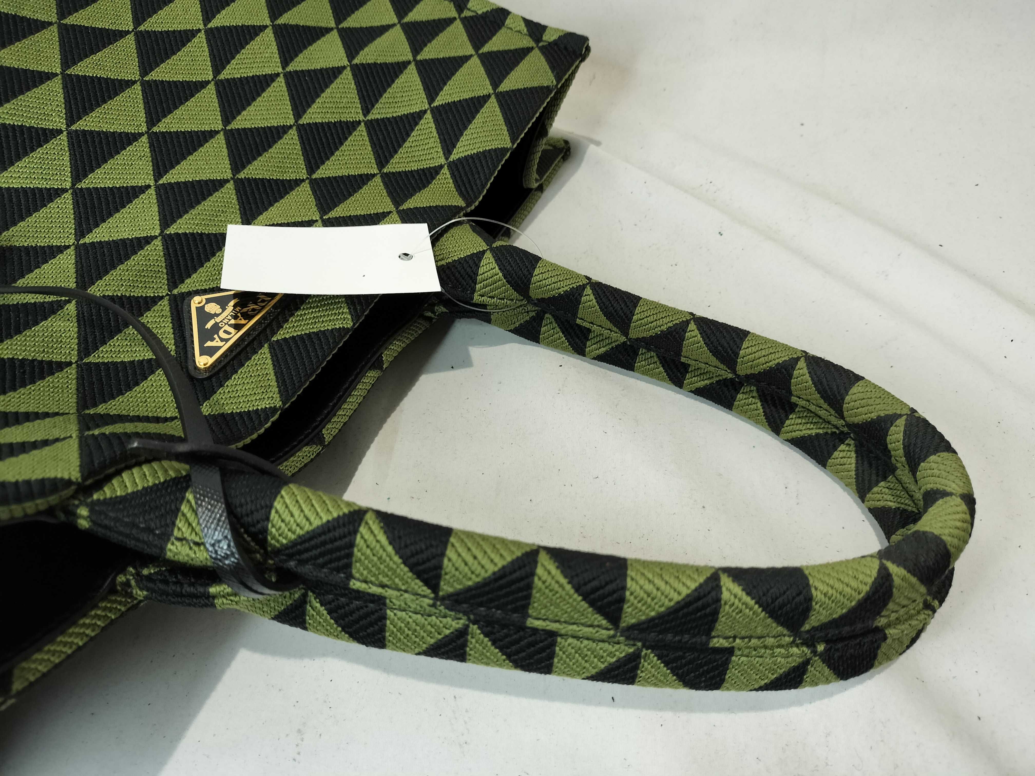 Symbol Embroidery Fabric Handbag — view 4