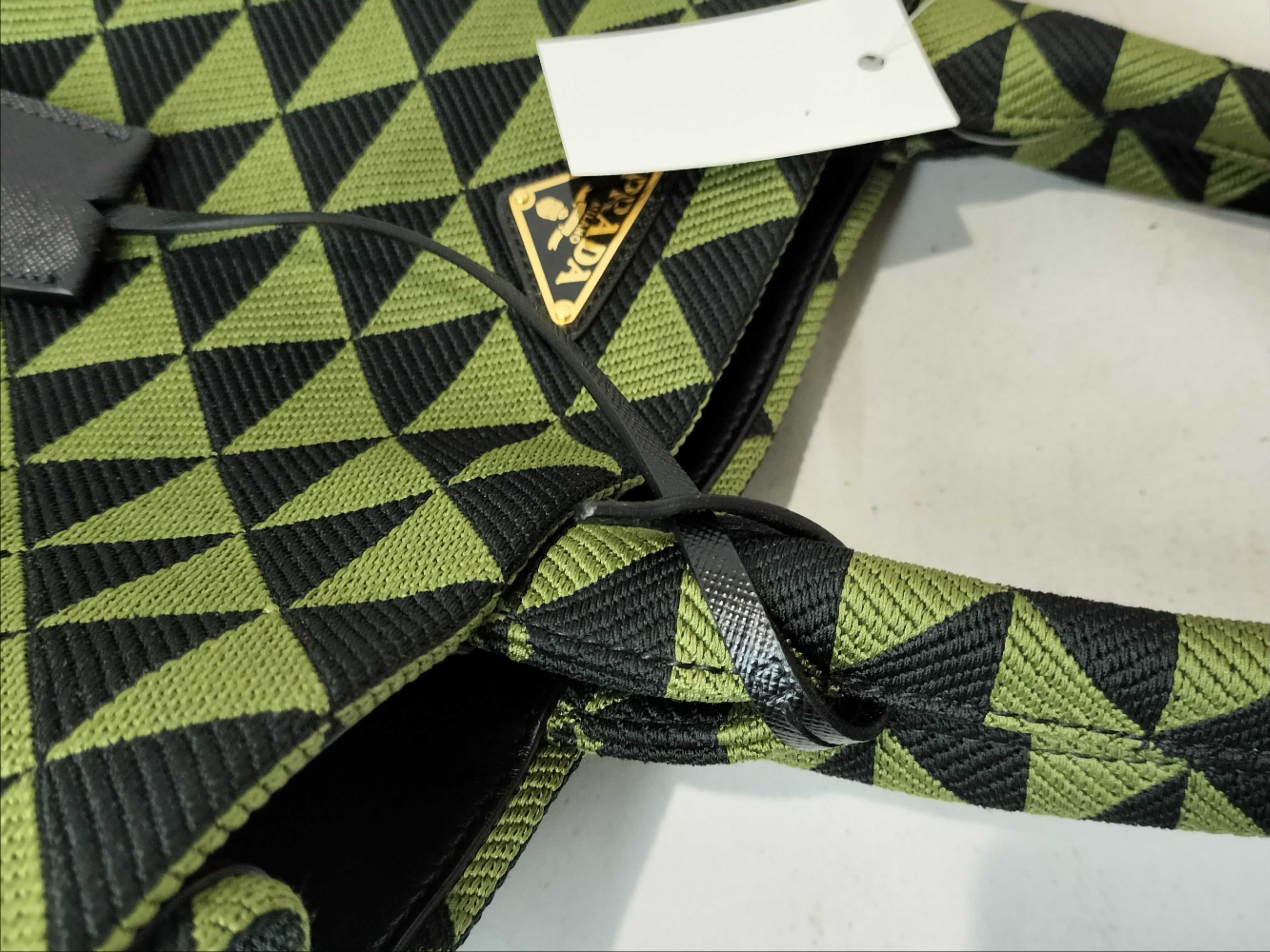 Symbol Embroidery Fabric Handbag — view 6