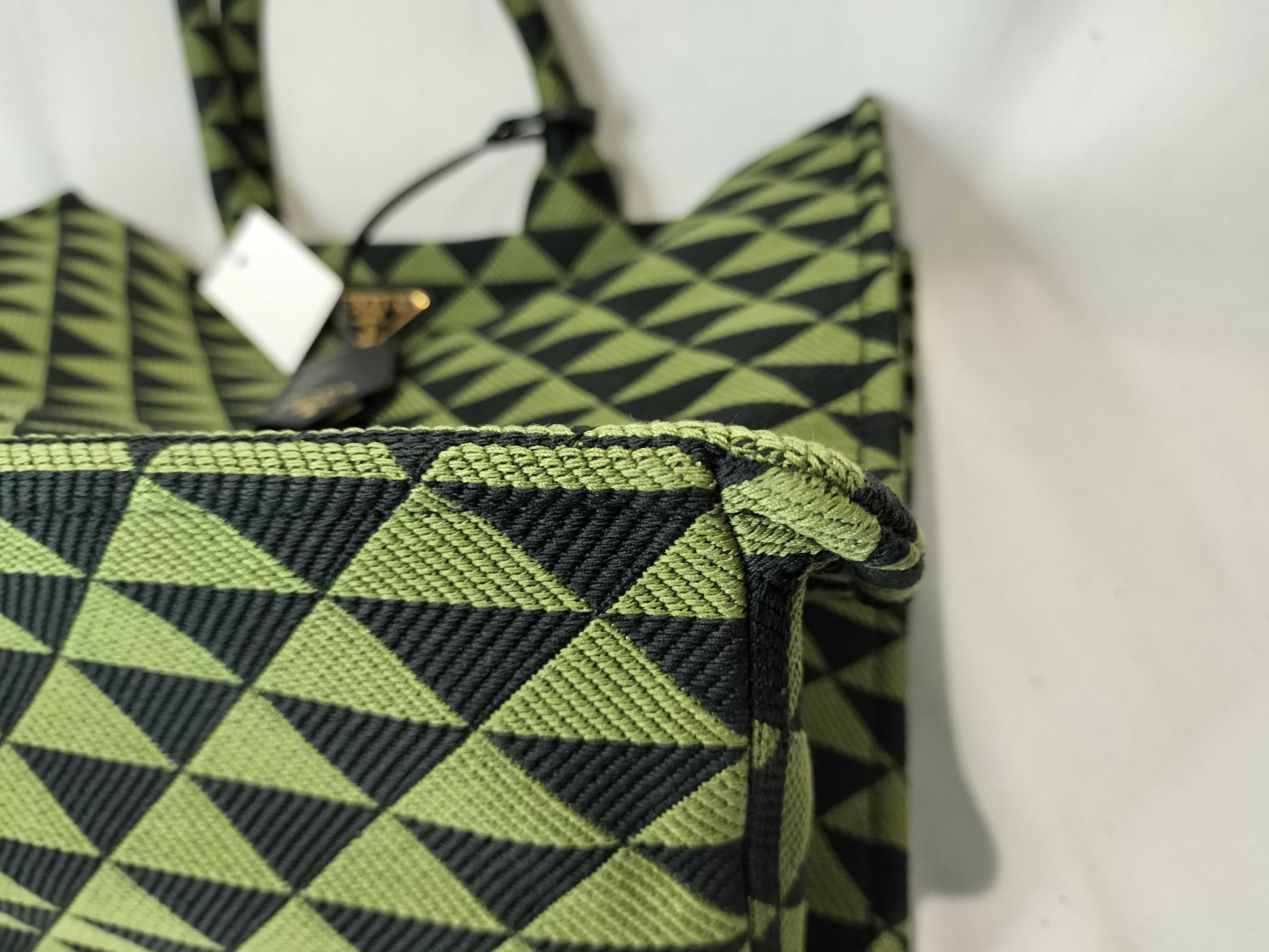 Symbol Embroidery Fabric Handbag — view 7