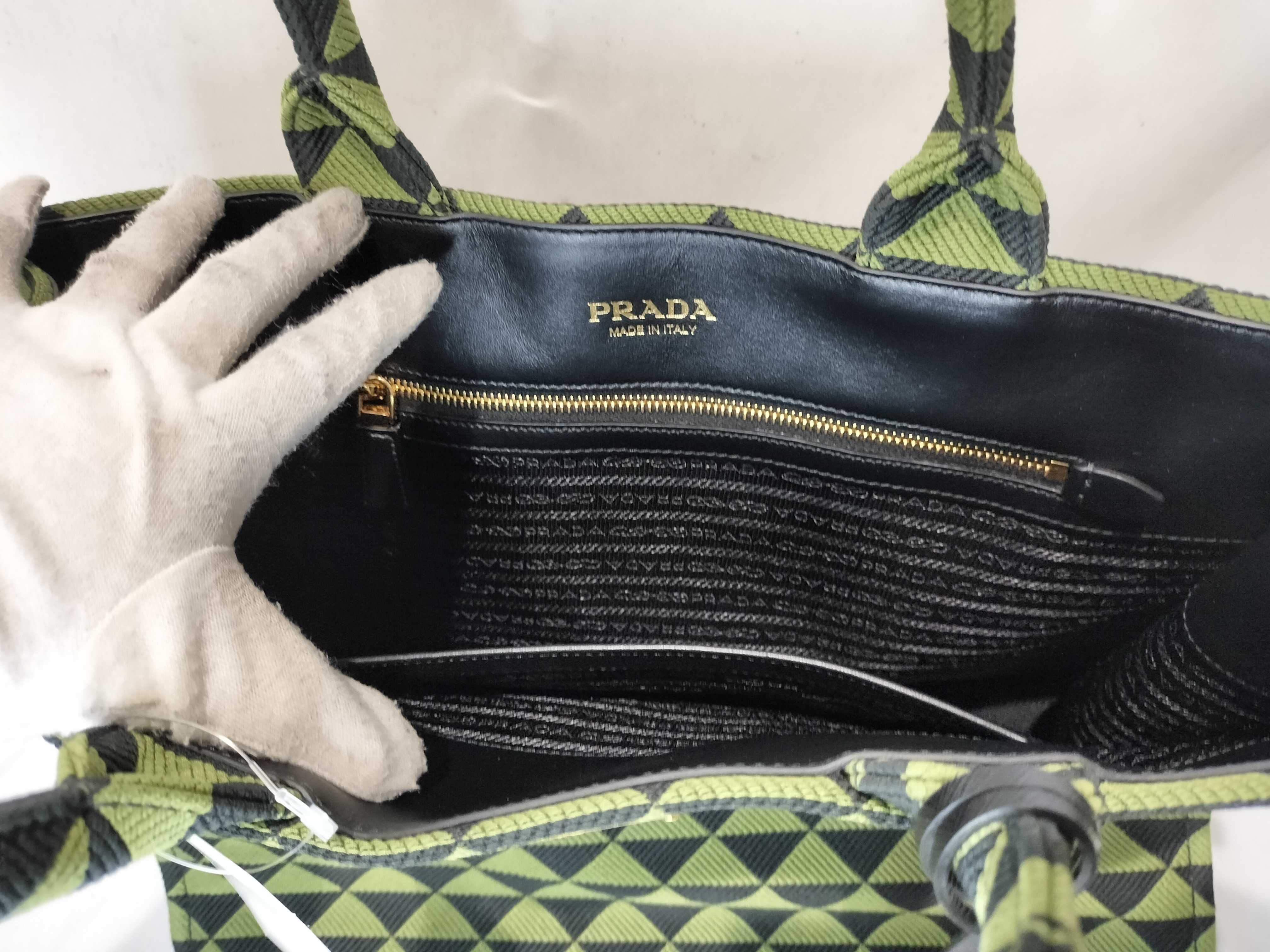 Symbol Embroidery Fabric Handbag — view 9