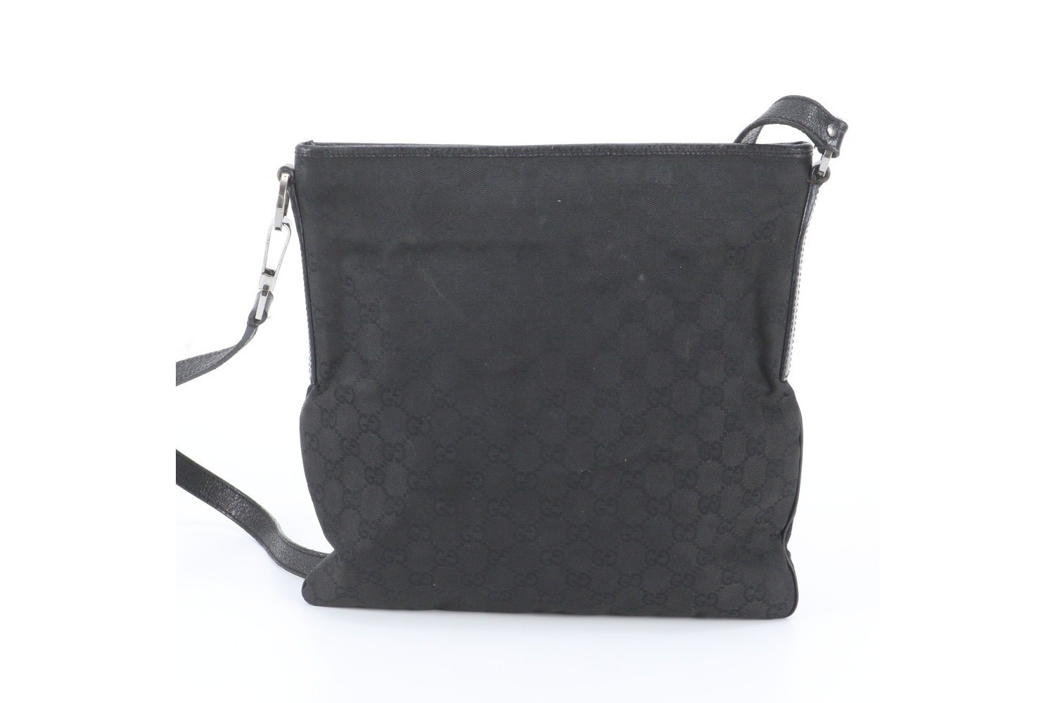 GG Canvas 113013 Leather Shoulder Bag — view 3
