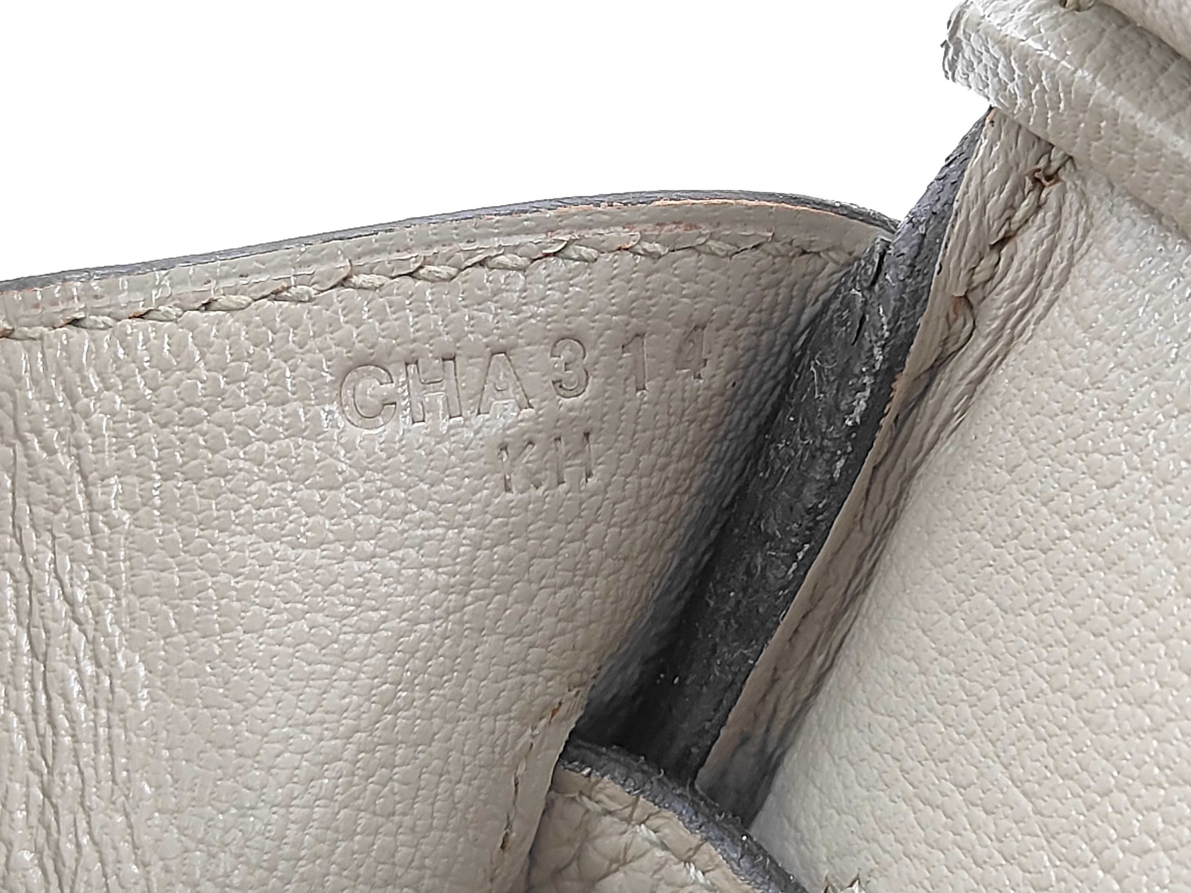 Birkin Bag BIRKIN 30 C STAMP TOGO GRIS T GHW CHA314 Handbag — view 13