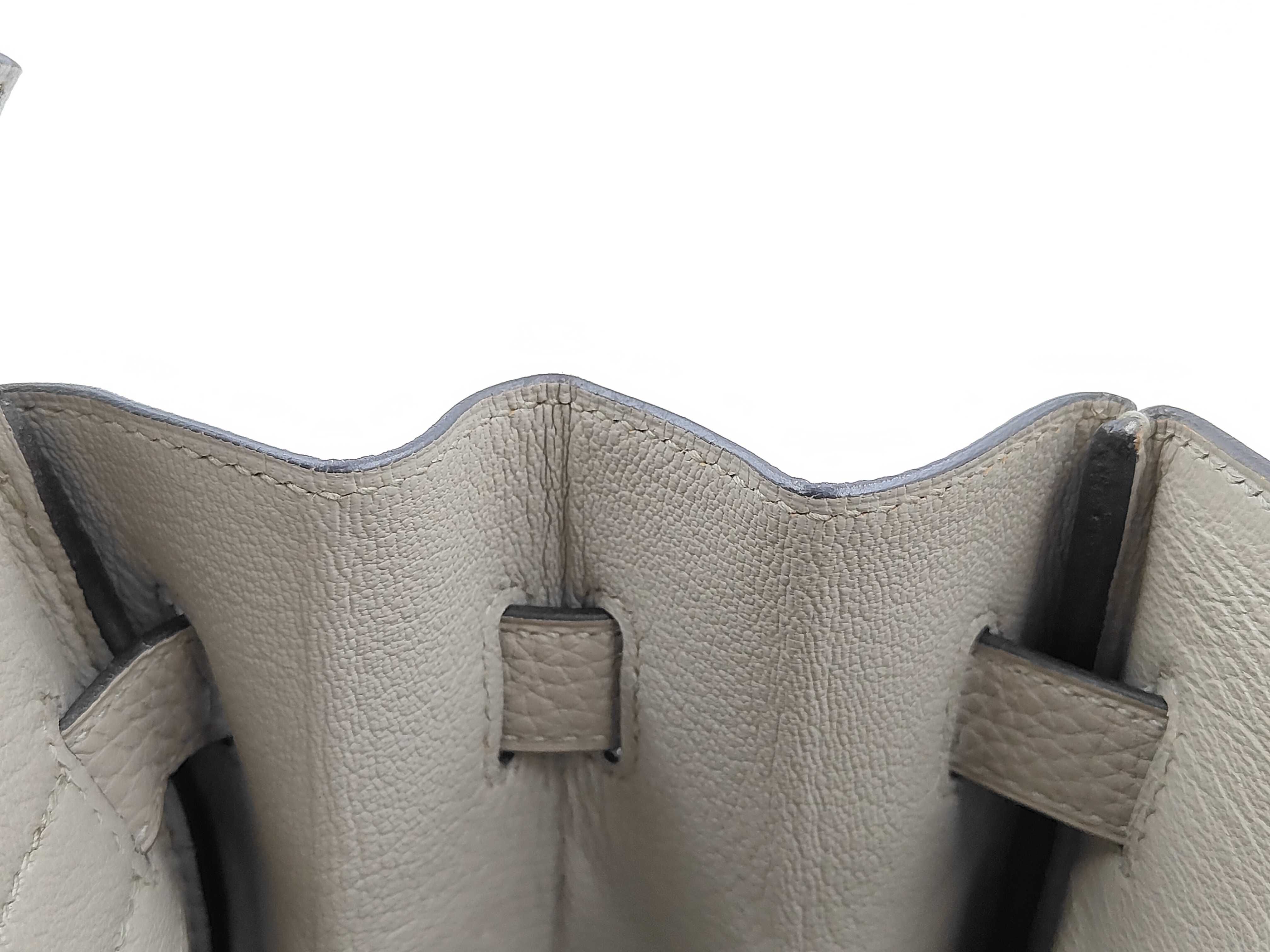 Birkin Bag BIRKIN 30 C STAMP TOGO GRIS T GHW CHA314 Handbag — view 8