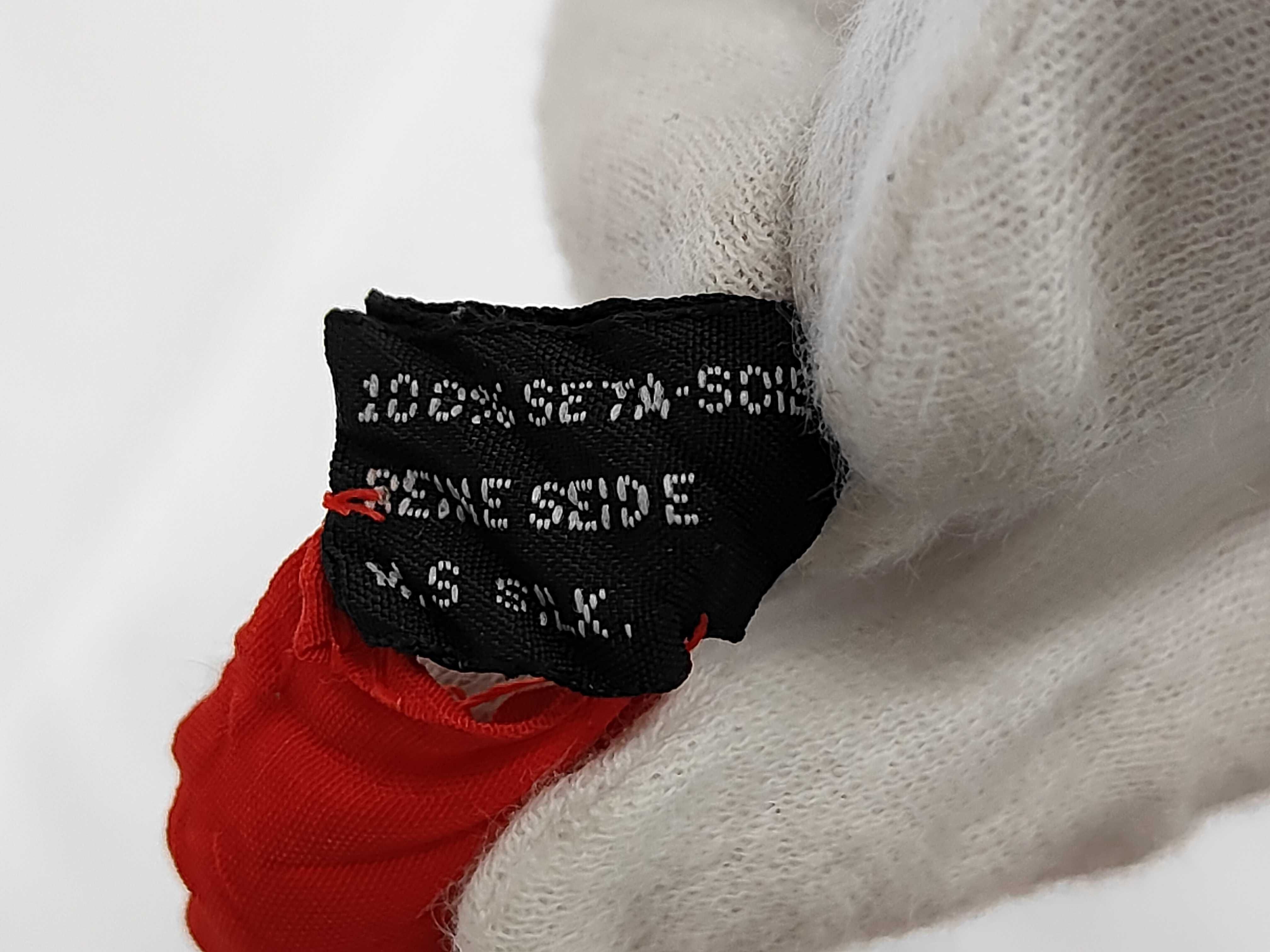 pleated scarf, Coco mark, red, other accessories — view 7