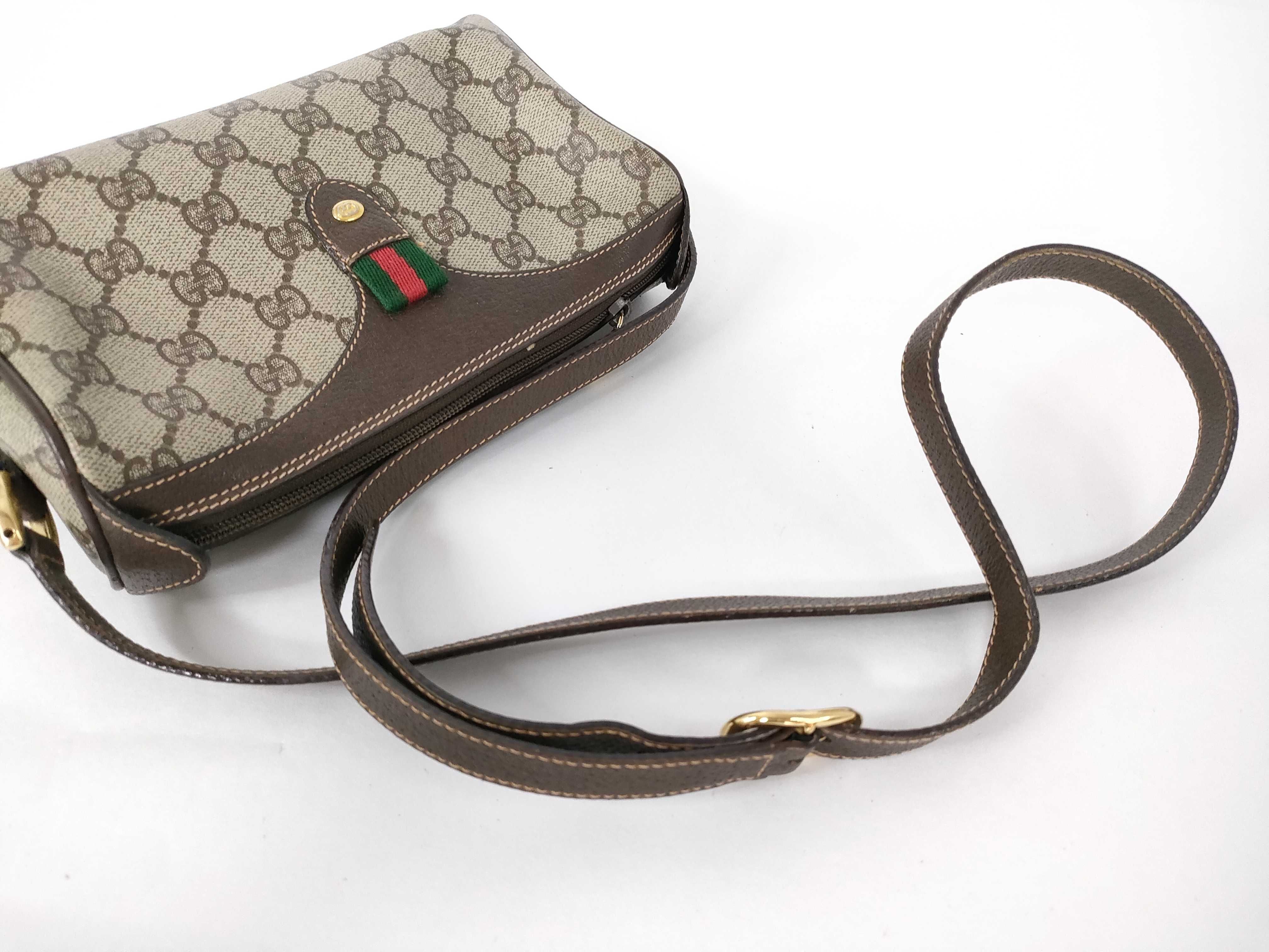 GG Supreme Old Gucci Shoulder Bag, Sherry Line, -018 Shoulder Bag — view 3