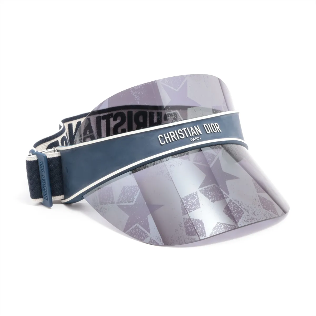 logo sun visor plastic navy x black — view 2