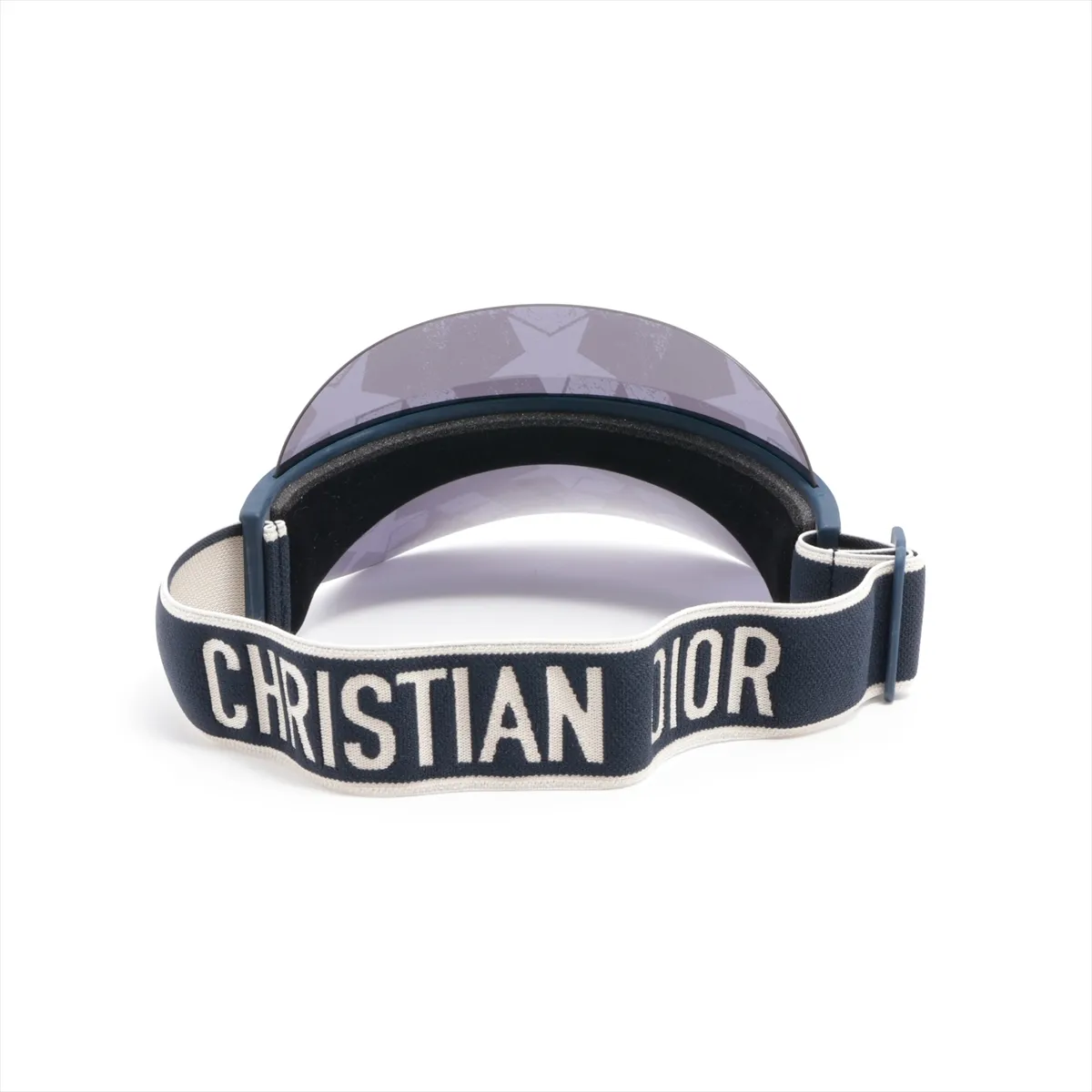 logo sun visor plastic navy x black — view 3