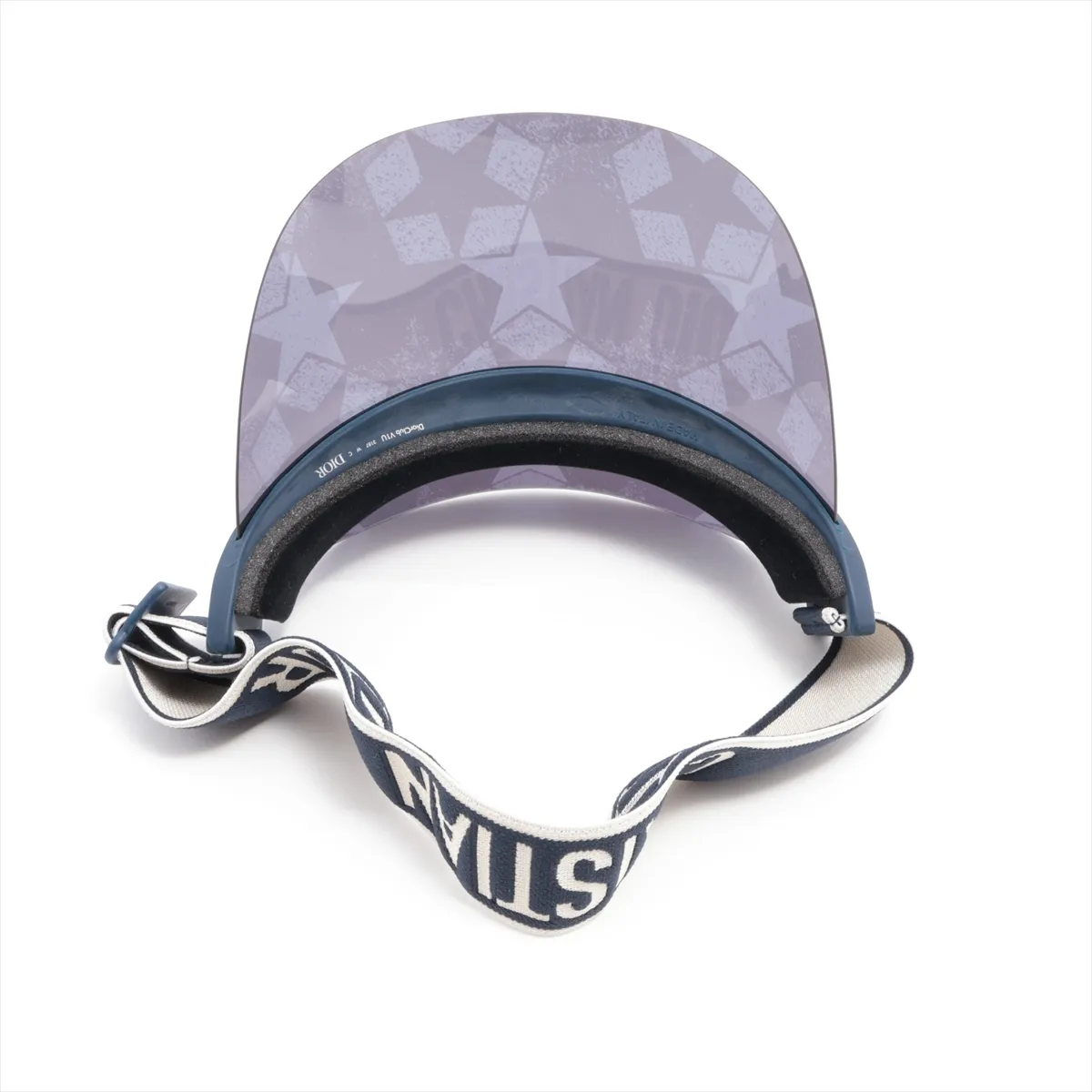logo sun visor plastic navy x black — view 4