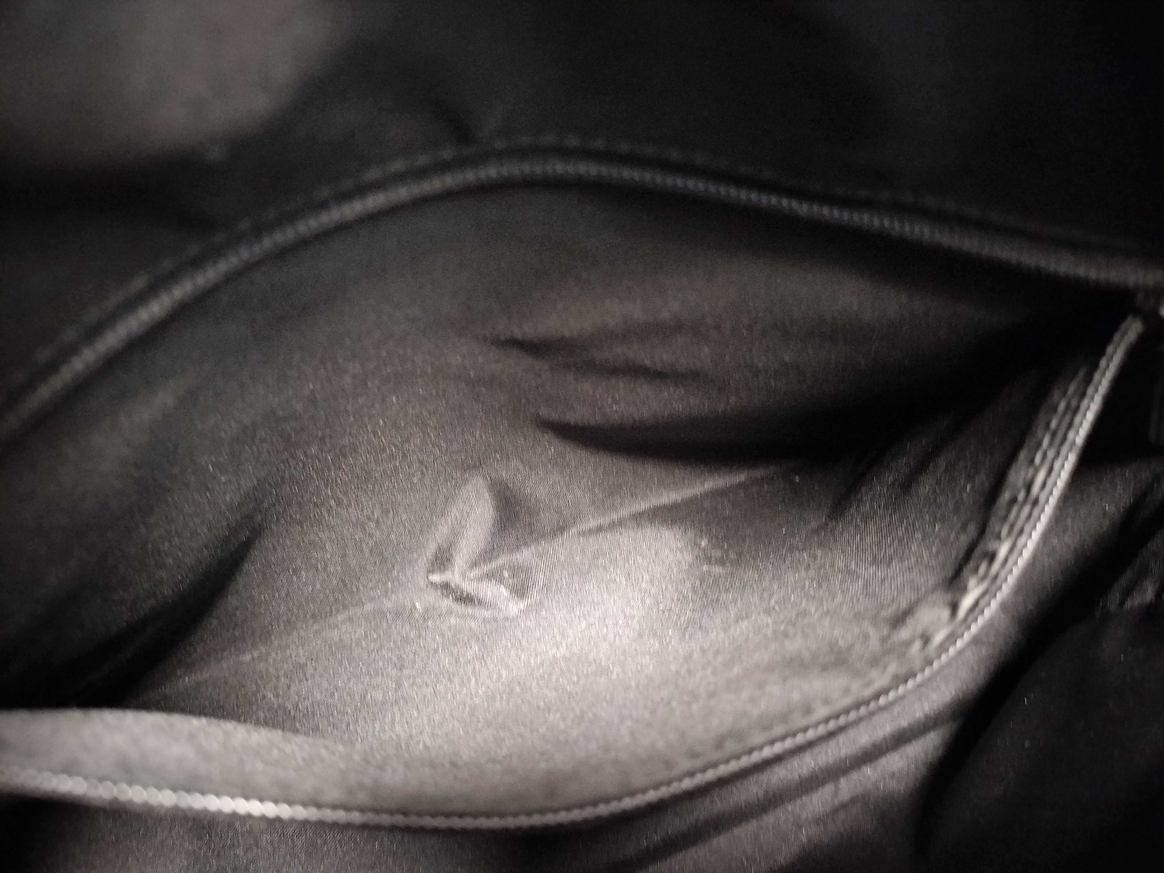 Shoulder Bag, Gucci One-Shoulder Bag, Hobo Bag, GG Pattern, Nylon, Leather, Black Shoulder Bag — view 12