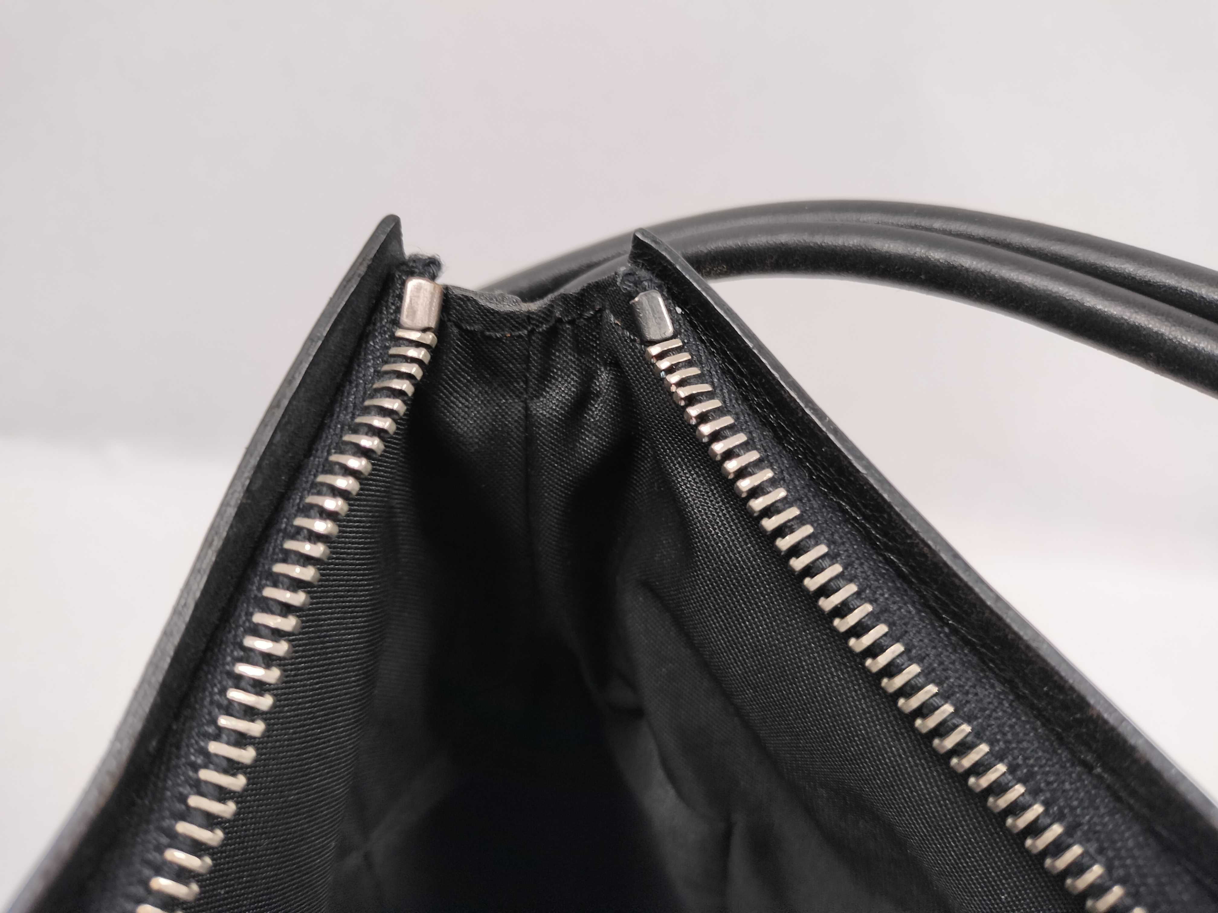 Shoulder Bag, Gucci One-Shoulder Bag, Hobo Bag, GG Pattern, Nylon, Leather, Black Shoulder Bag — view 10