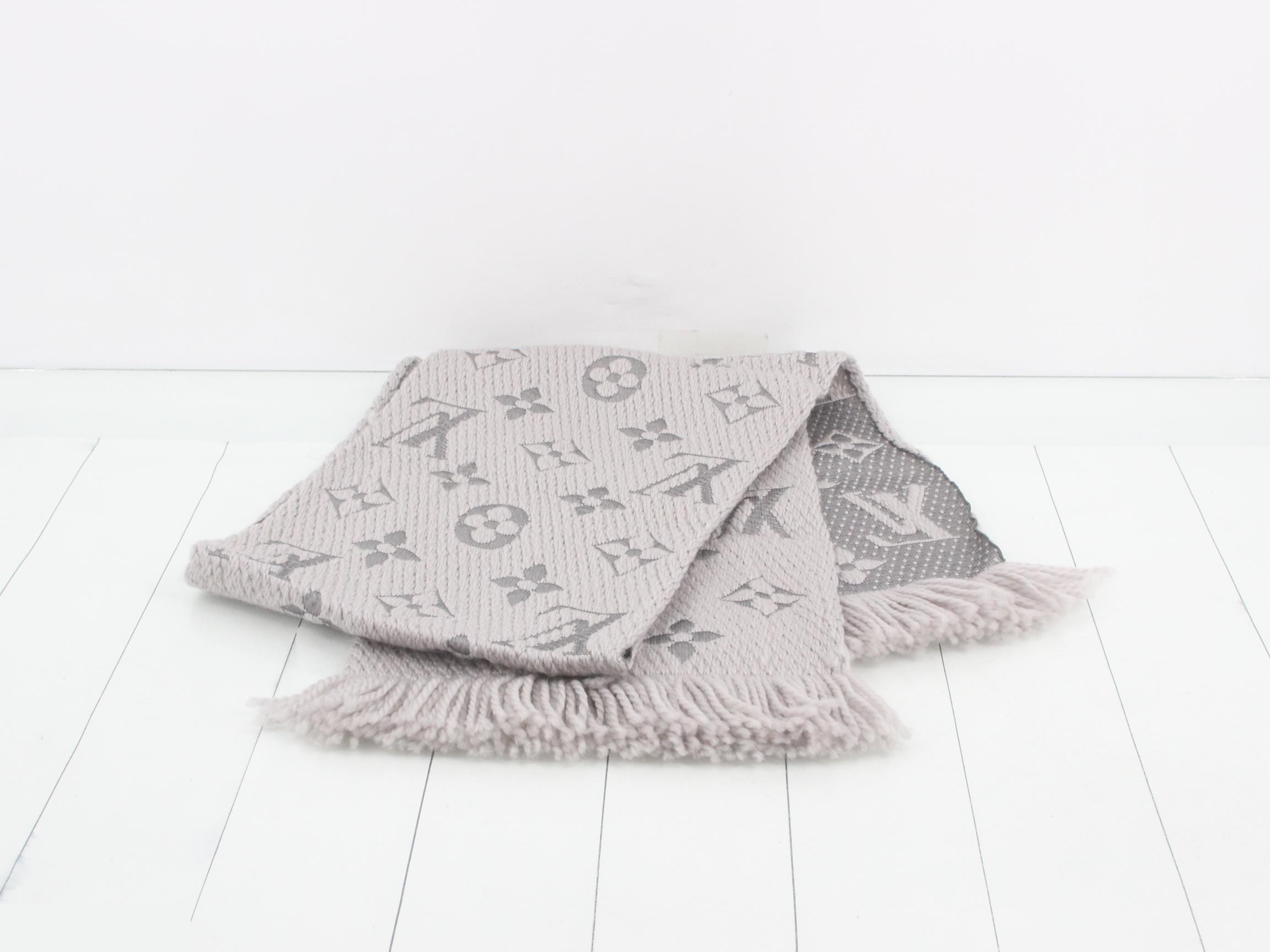 Echarpe Logomania Gris Perle — view 3