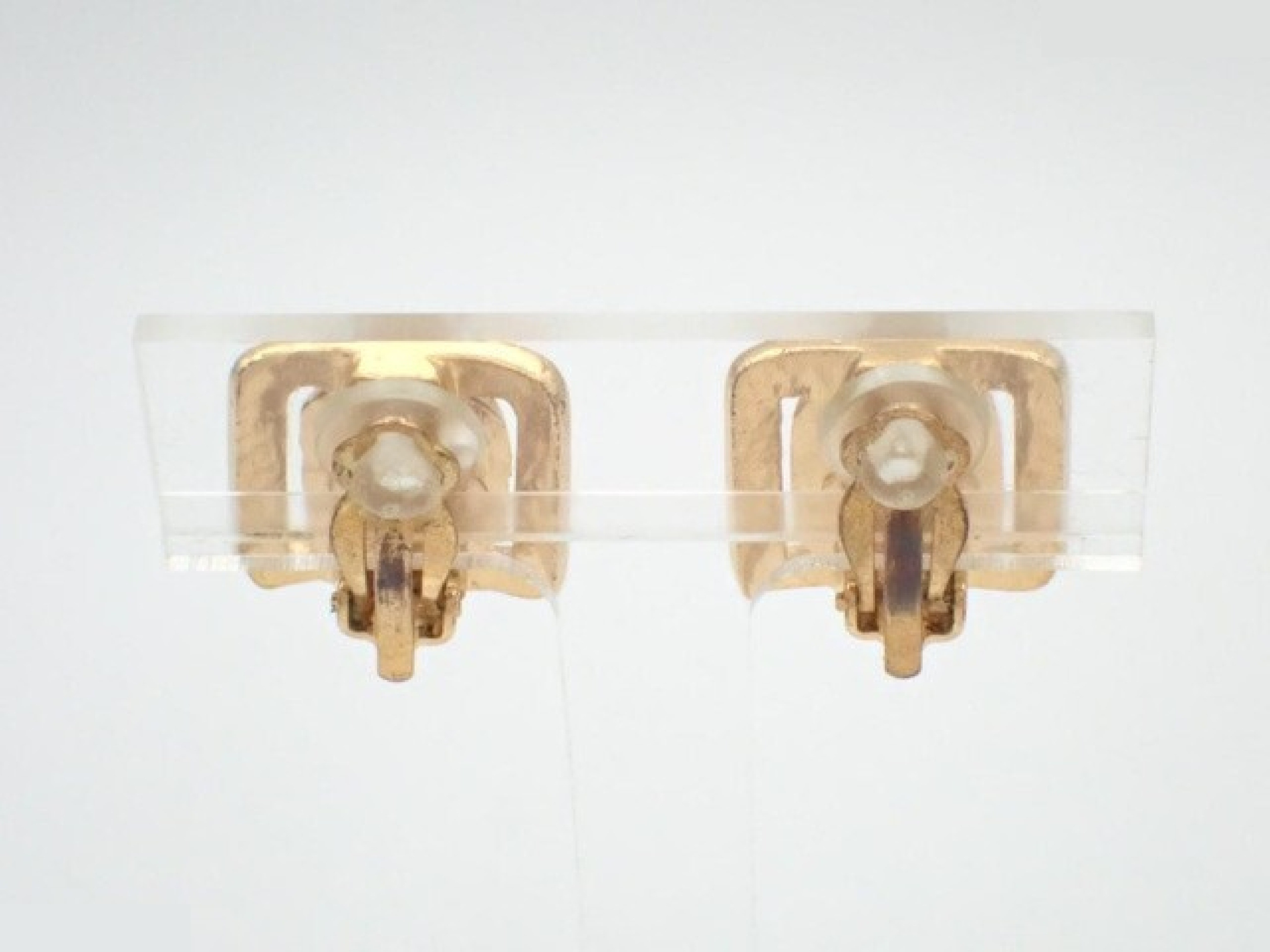 Earrings, Square, Combination, Stone, 98A — view 2