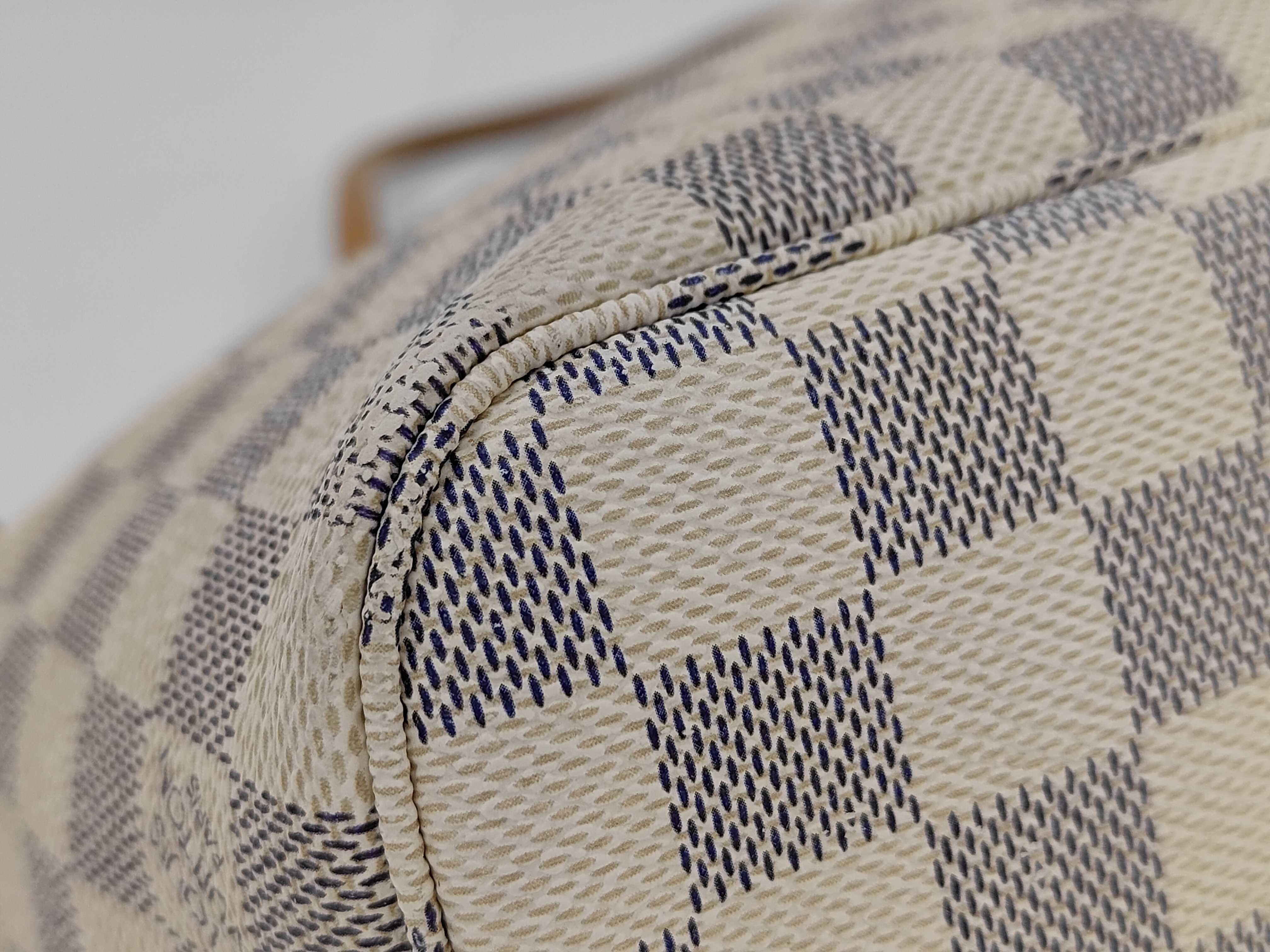 Damier Azur Neverfull Bag — view 4