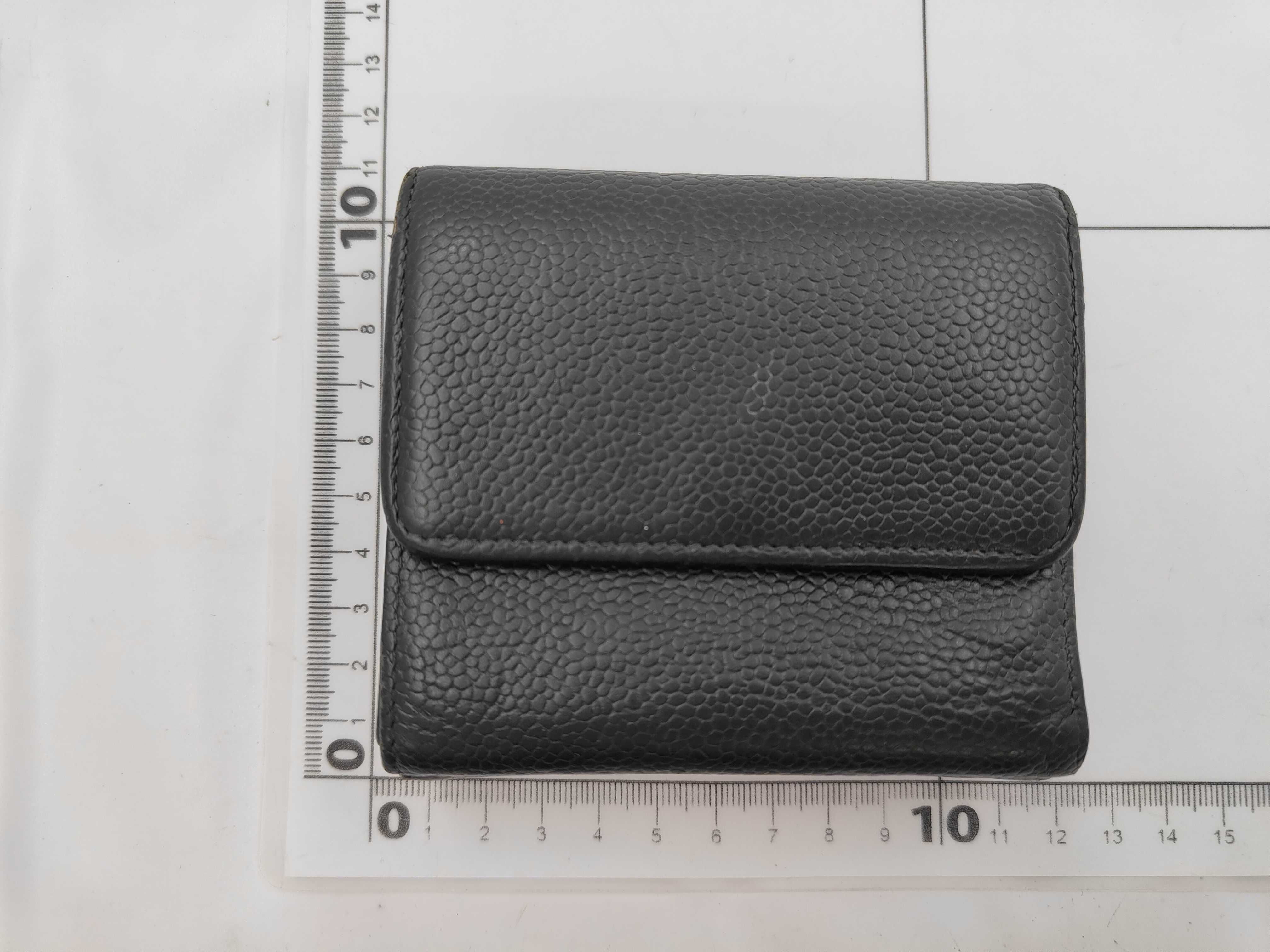 Caviar Skin Coco Mark Double Snap Wallet — view 2