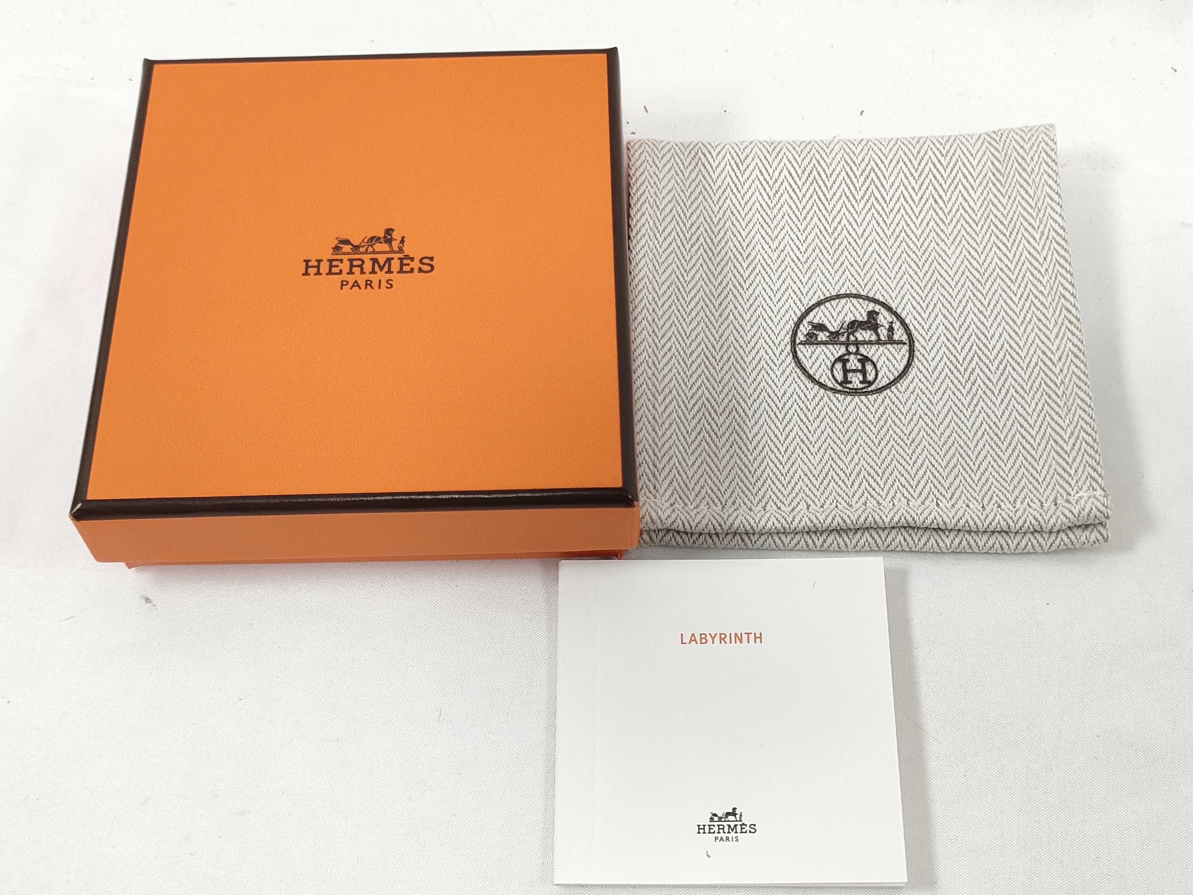 Labyrinth Necklace, Dune x Matte Silver Hardware, Unused, Hermes Necklace — view 8