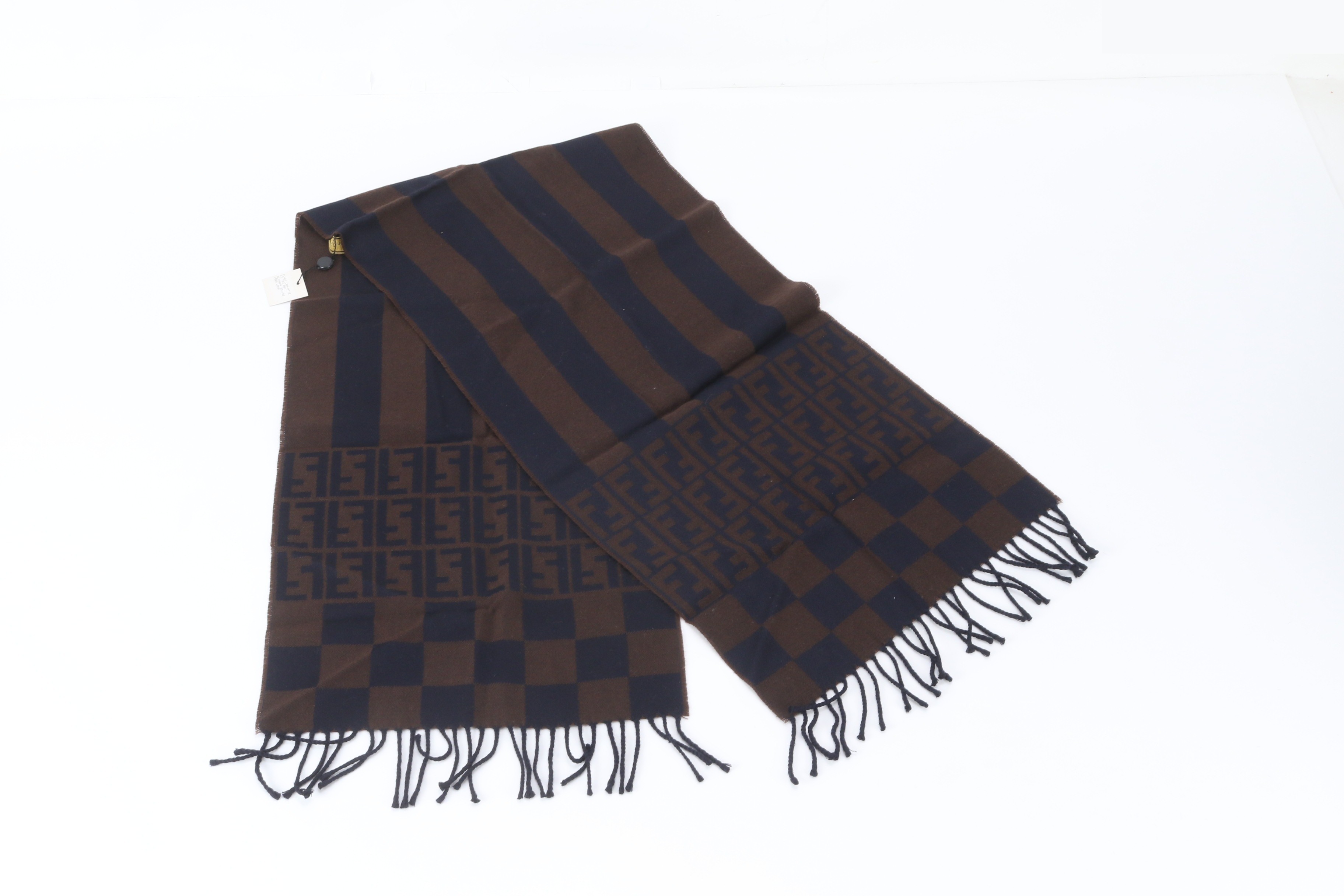 Zucca Pecan Scarf with Tag — view 2