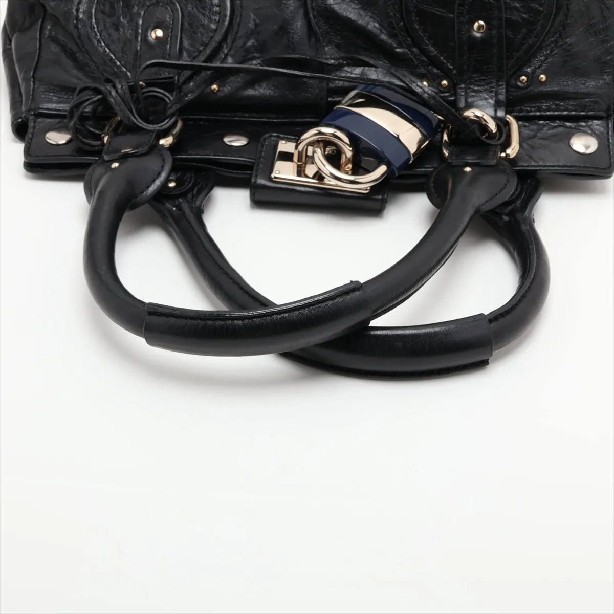 Paddington Leather Handbag, Black — view 5