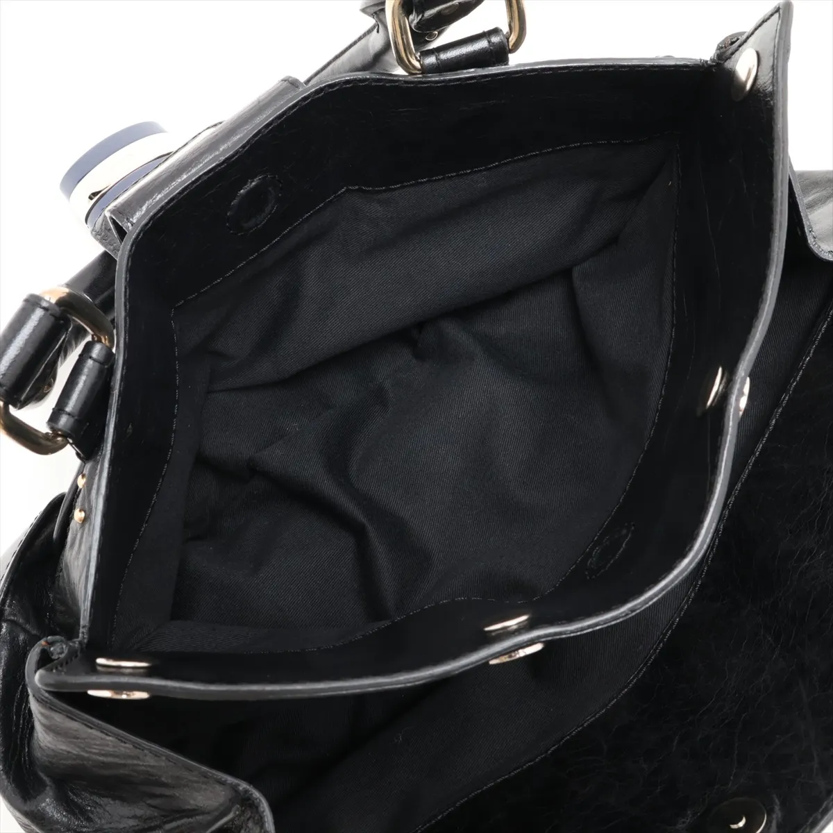 Paddington Leather Handbag, Black — view 9