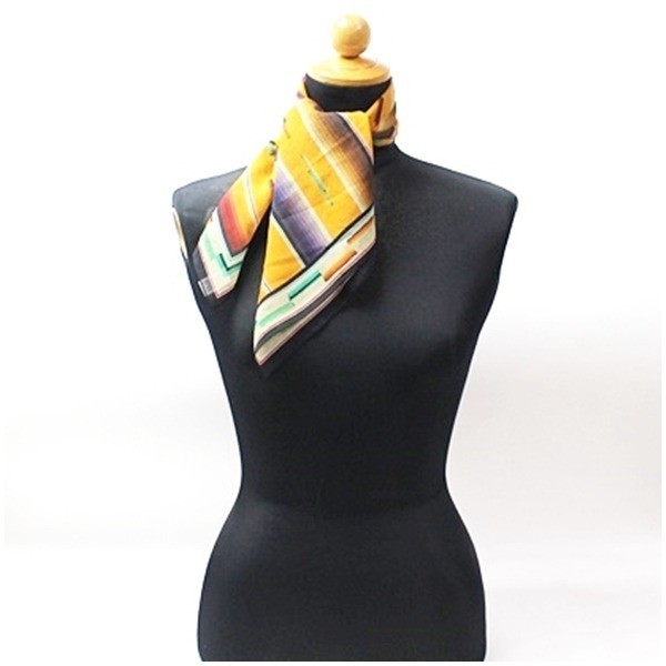 silk scarf with tag. — view 2