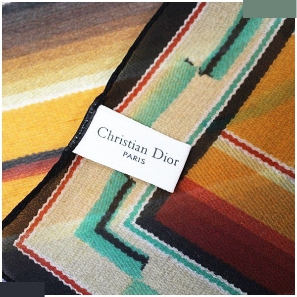 silk scarf with tag. — view 3