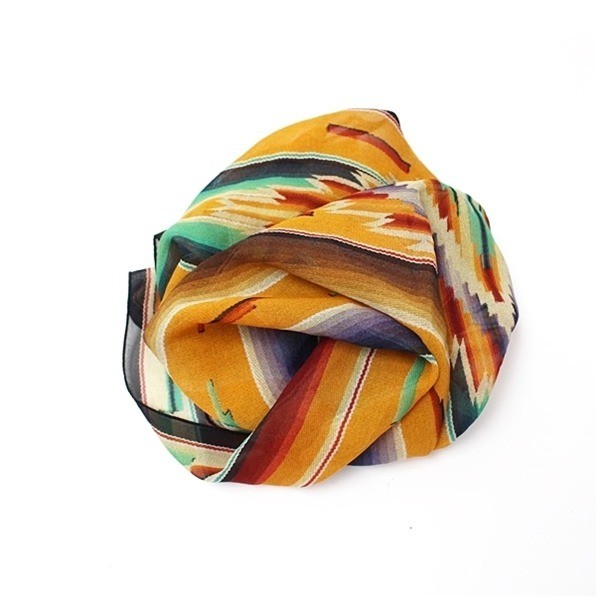 silk scarf with tag. — view 5