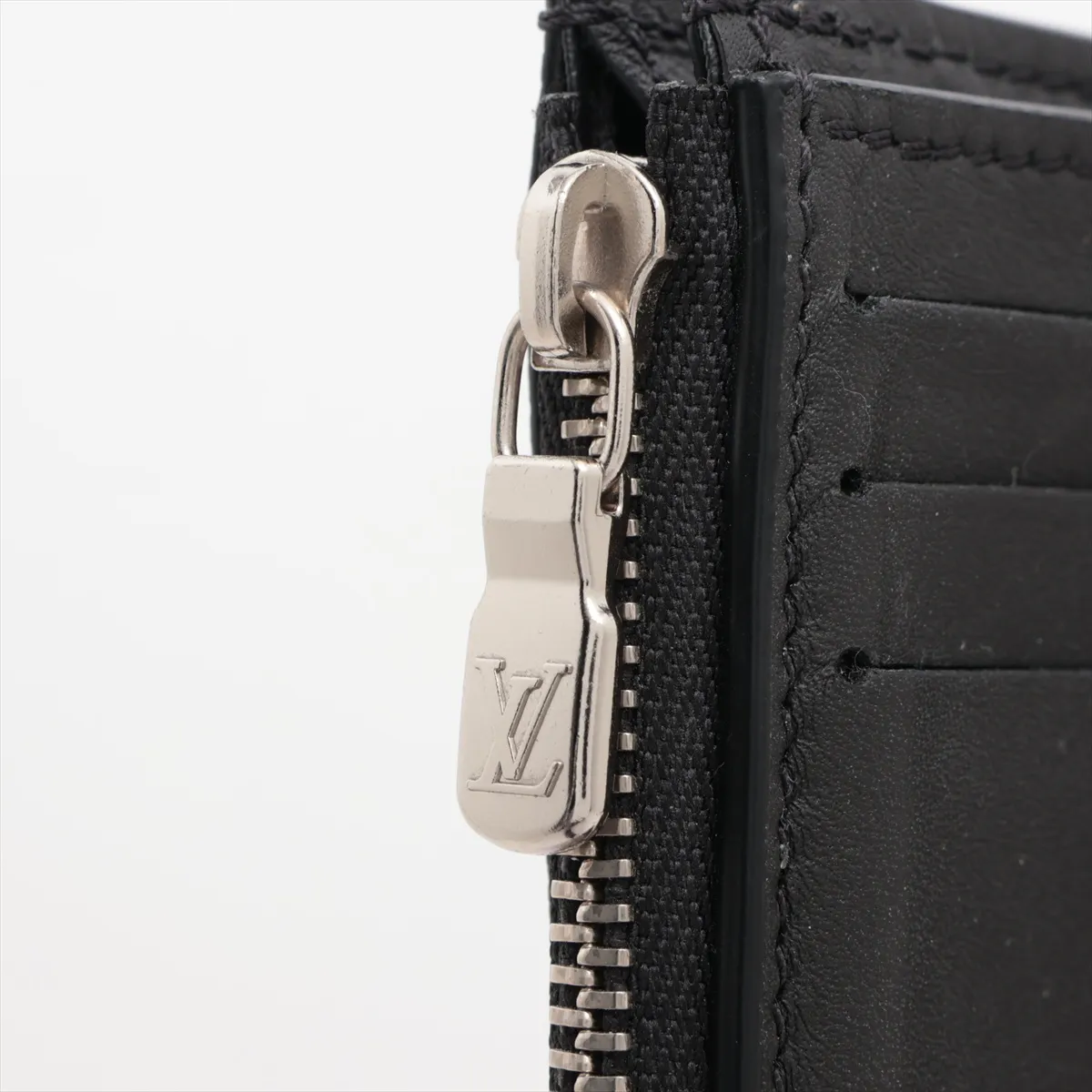 Millesime Leather Georges Wallet M25965 Black Compact Wallet (RFID detected) — view 8