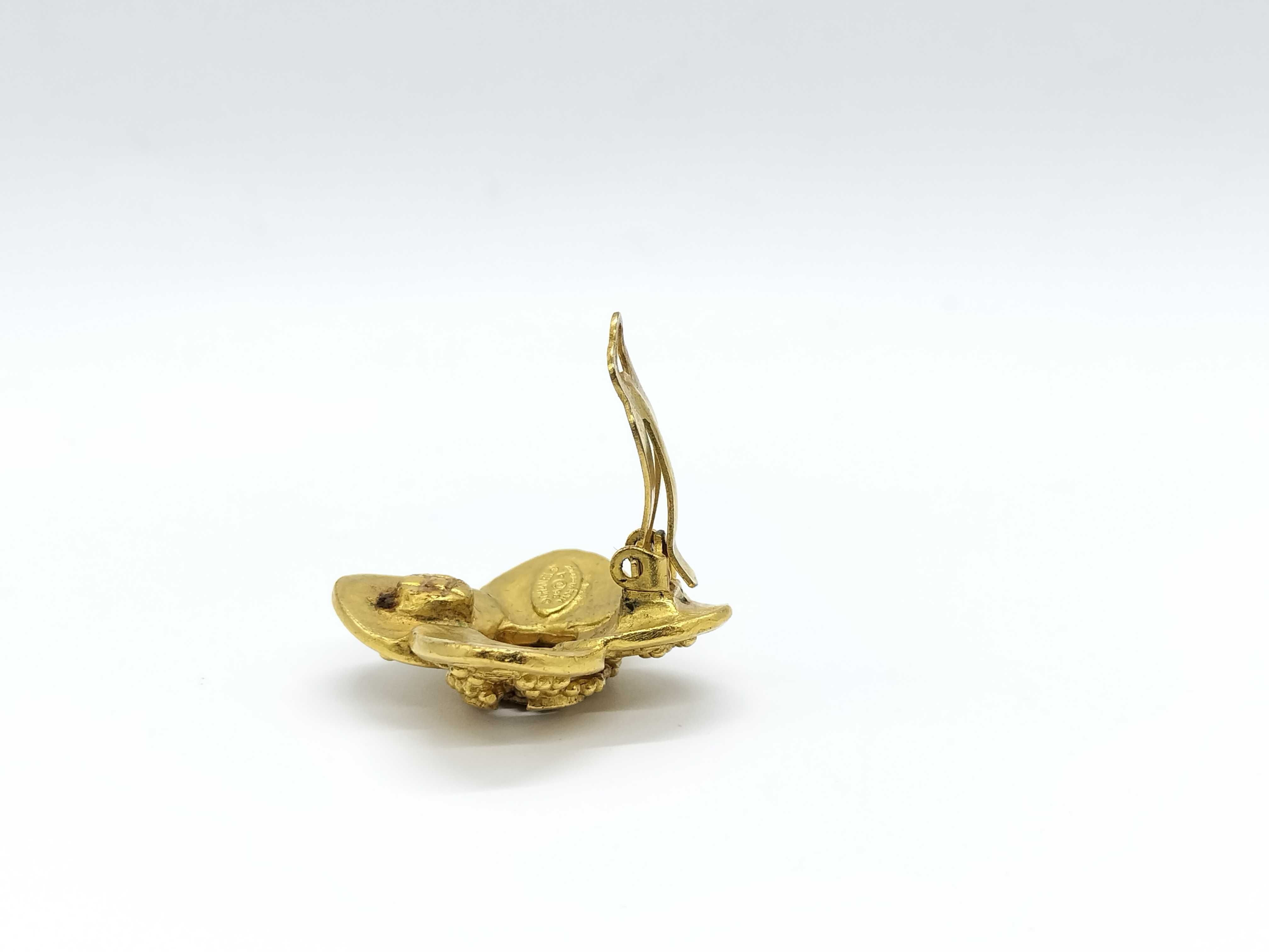 Coco Mark Plated Earring (Single Earring) 96A — view 4