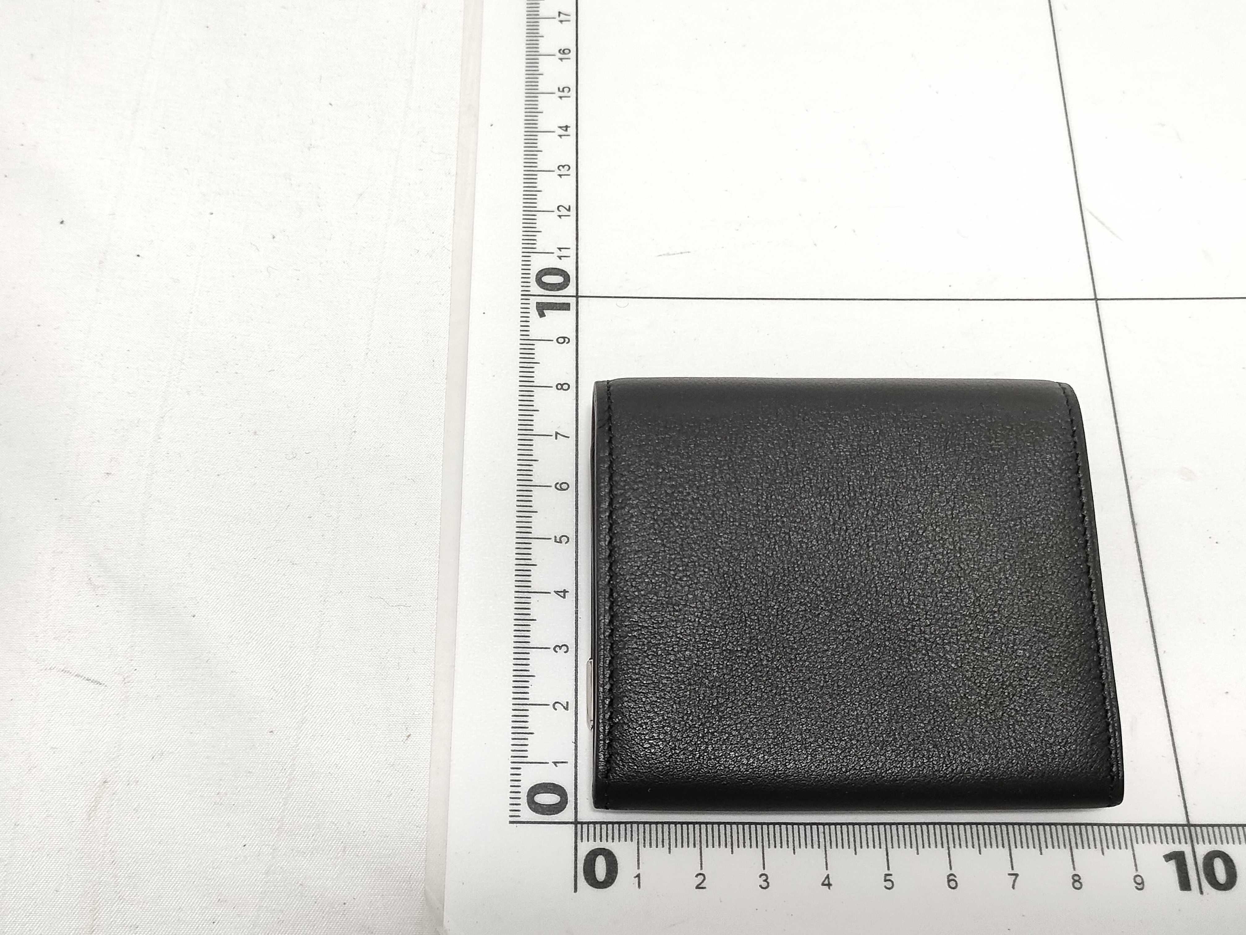 Leather Coin Case Black Double C Coin Case — view 2