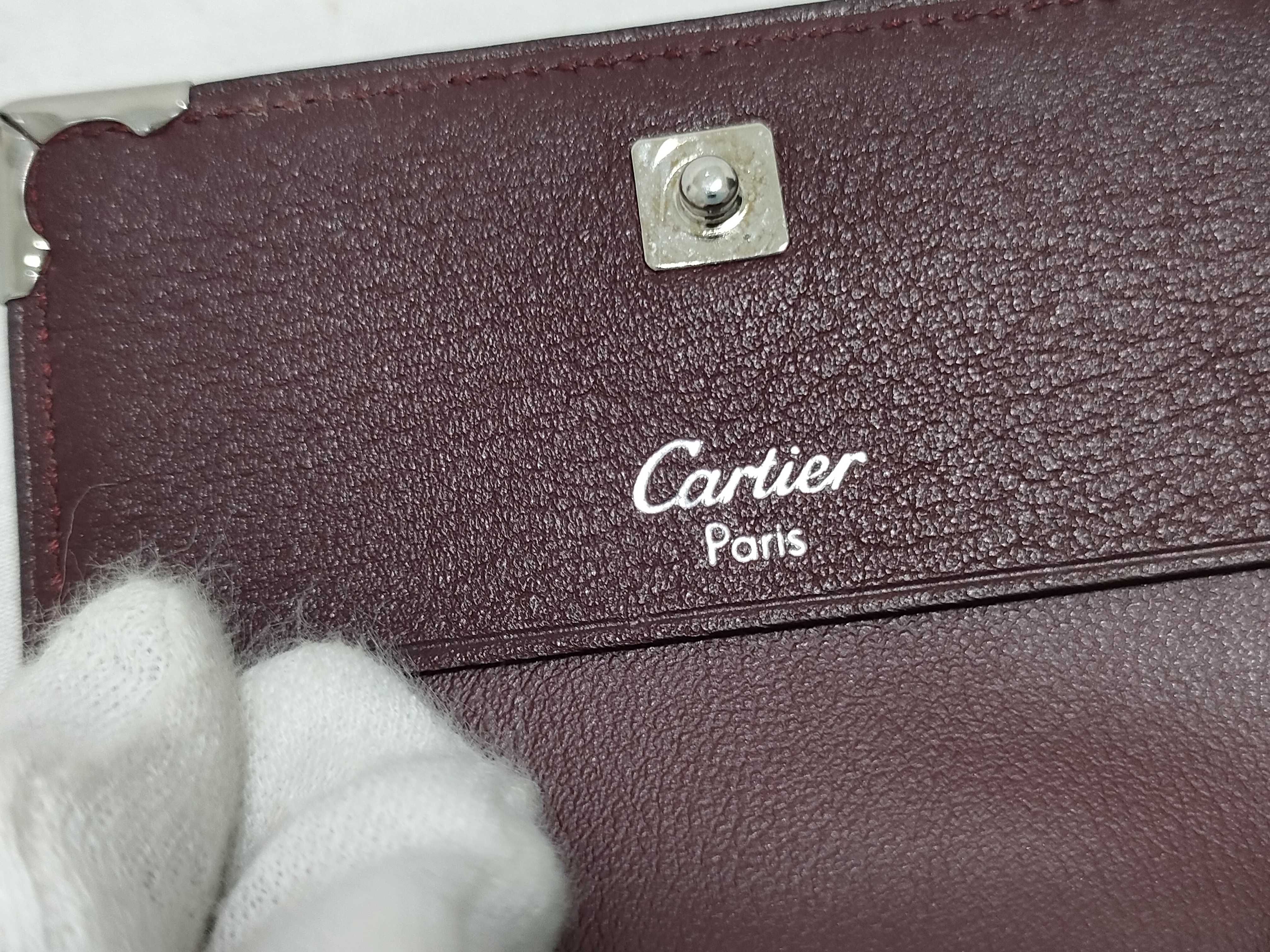 Leather Coin Case Black Double C Coin Case — view 10