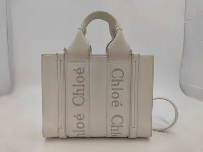 Woody Leather 2-Way Shoulder Handbag