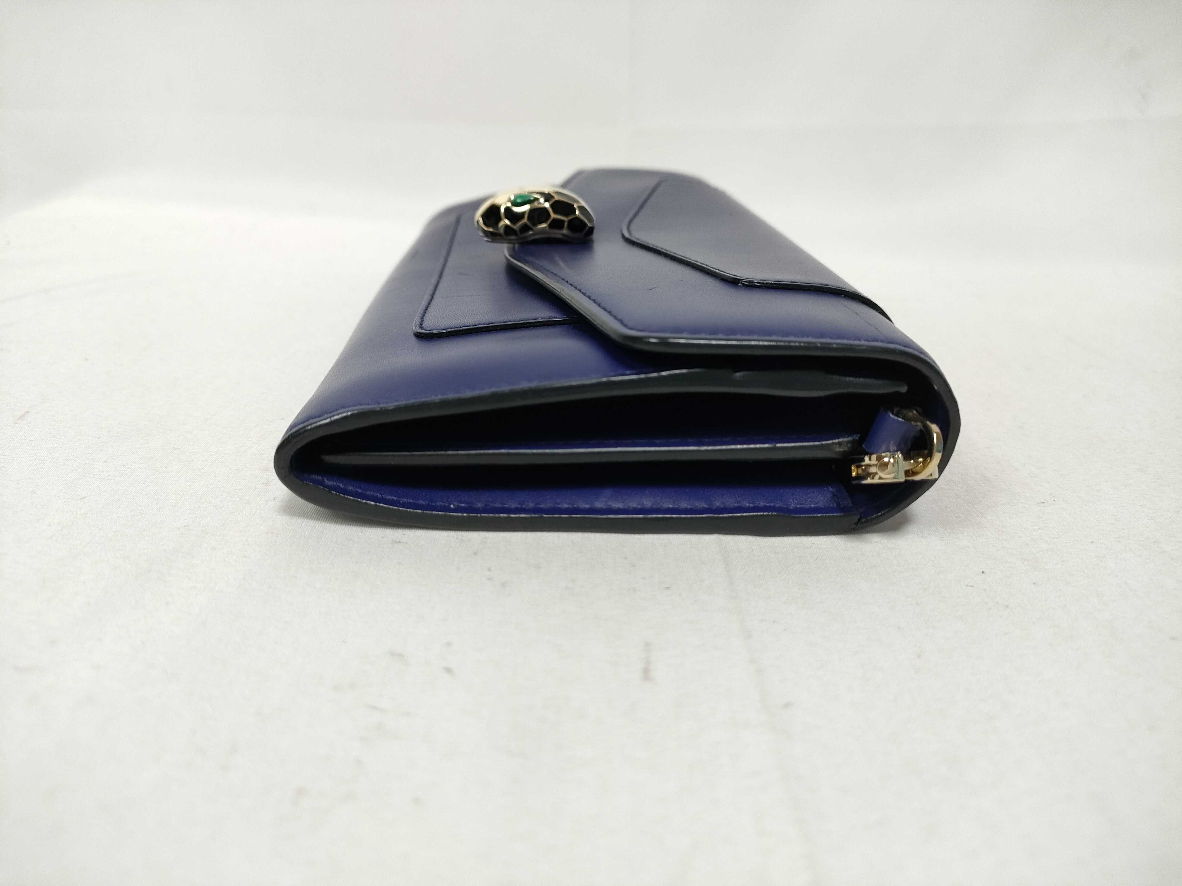 Bulgari Serpenti Leather Chain Shoulder Bag — view 5