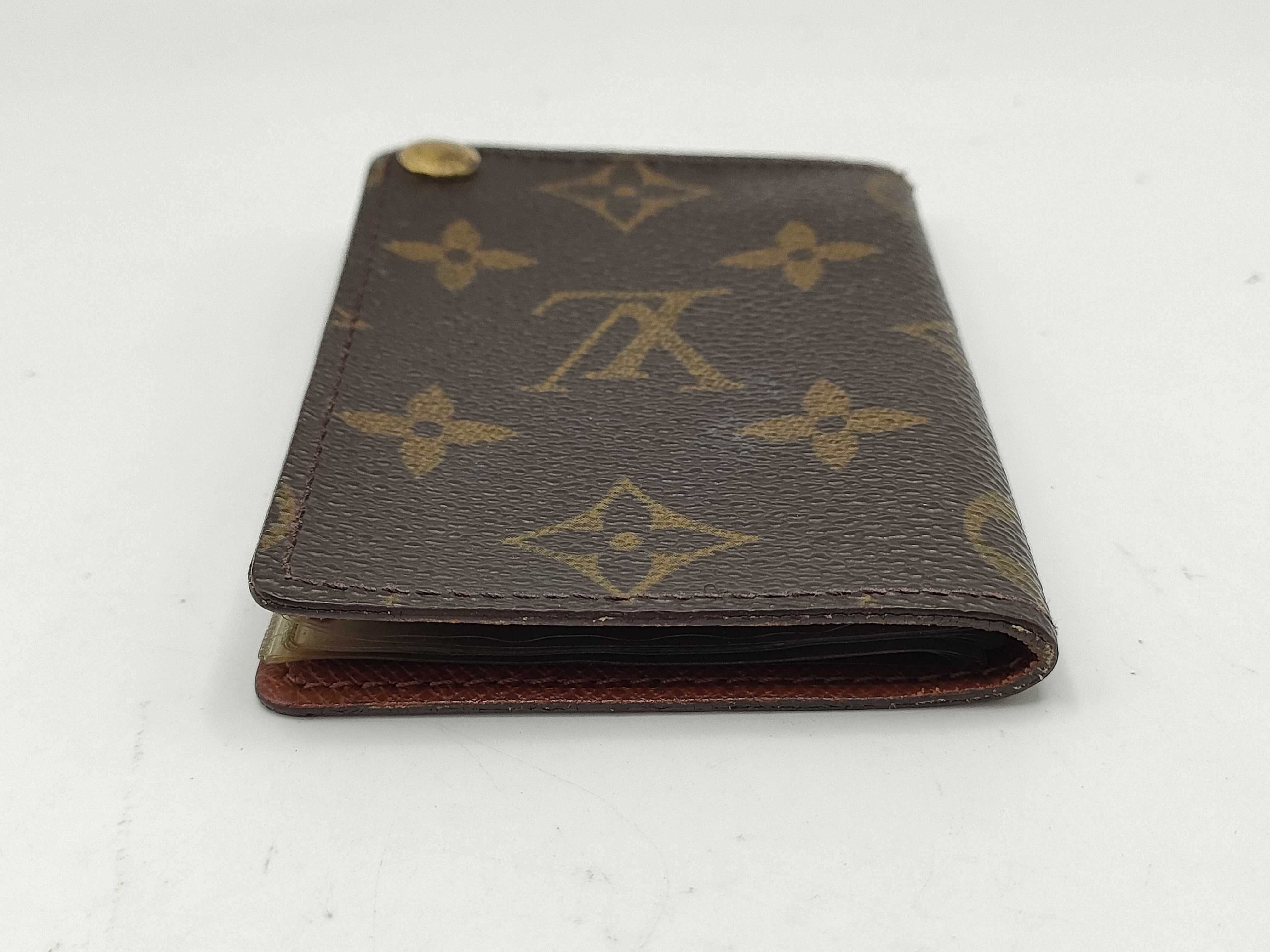 Monogram Portecarte Credit Pression Card Case — view 5