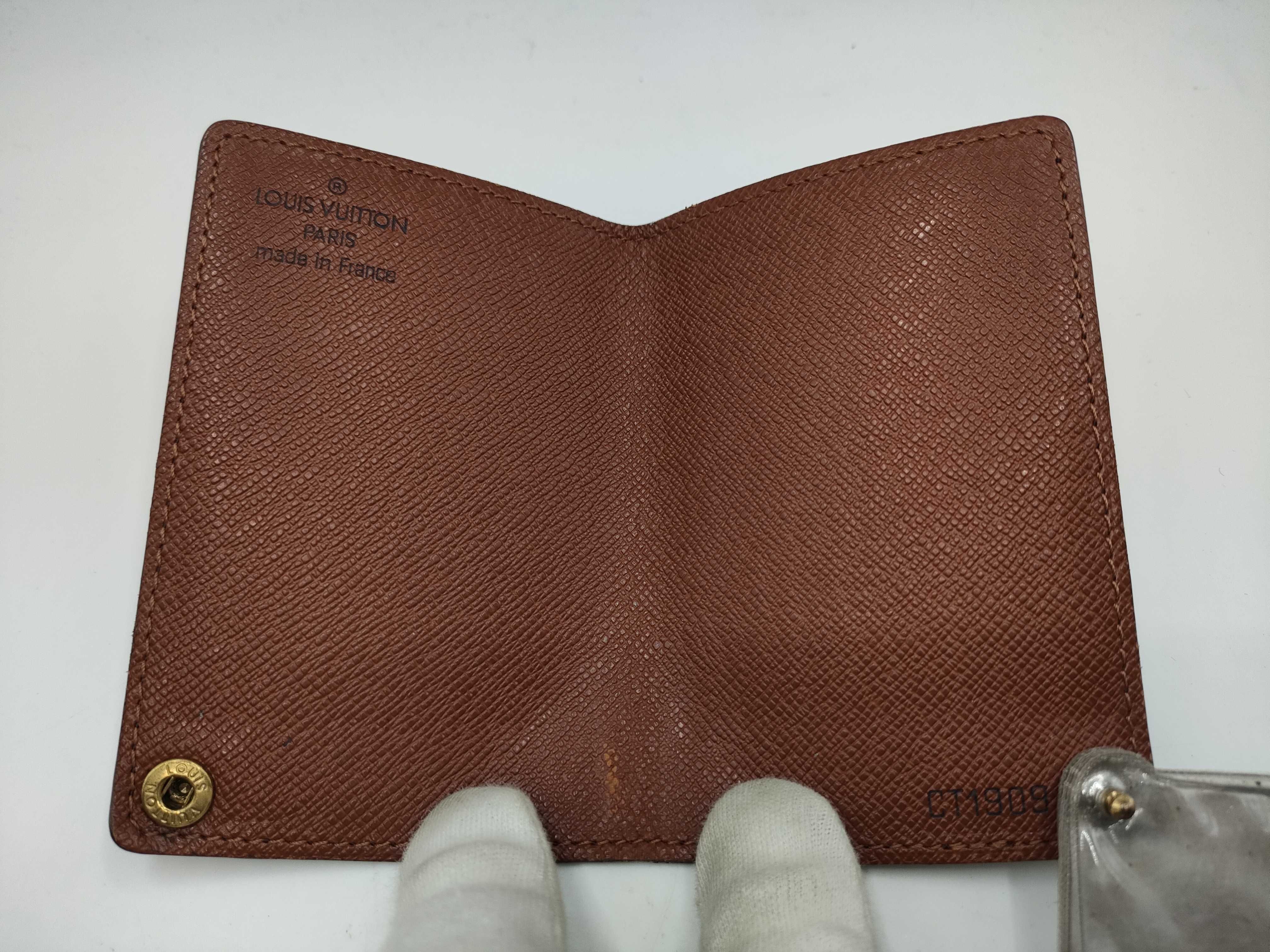 Monogram Portecarte Credit Pression Card Case — view 9
