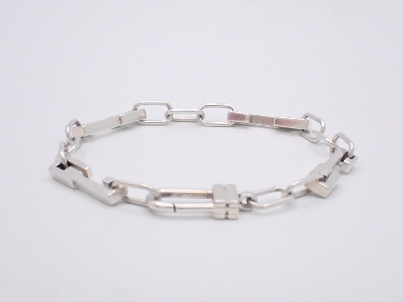 Square G bracelet, SV925/12.8g, wrist circumference approx. 17.5cm — view 2