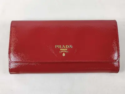 Saffiano 1M1349 Red Wallet