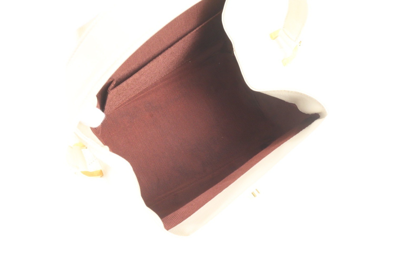 Turnlock Leather Handbag — view 7