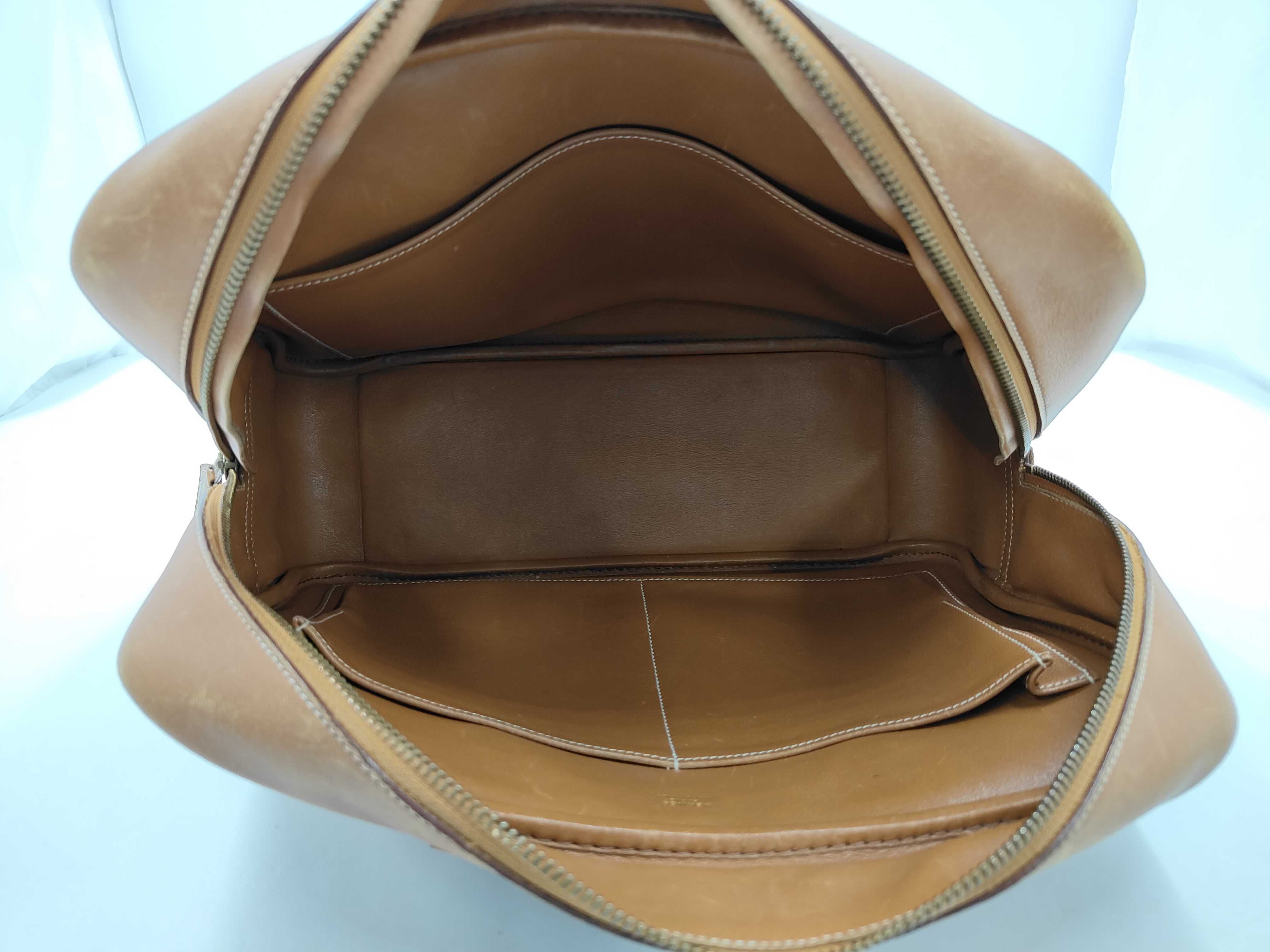 Plume 32 Pork Whiskey Handbag (with W stamp) Brown Handbag — view 12