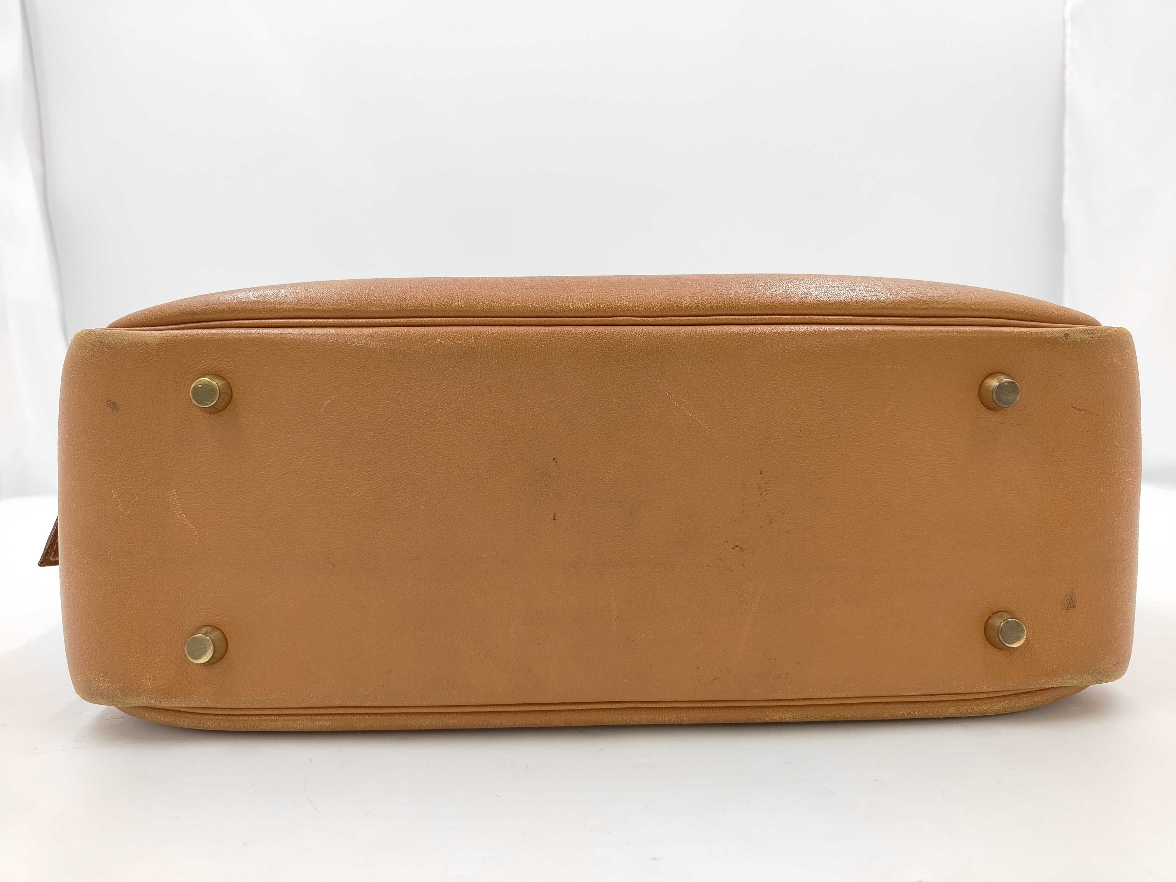 Plume 32 Pork Whiskey Handbag (with W stamp) Brown Handbag — view 3