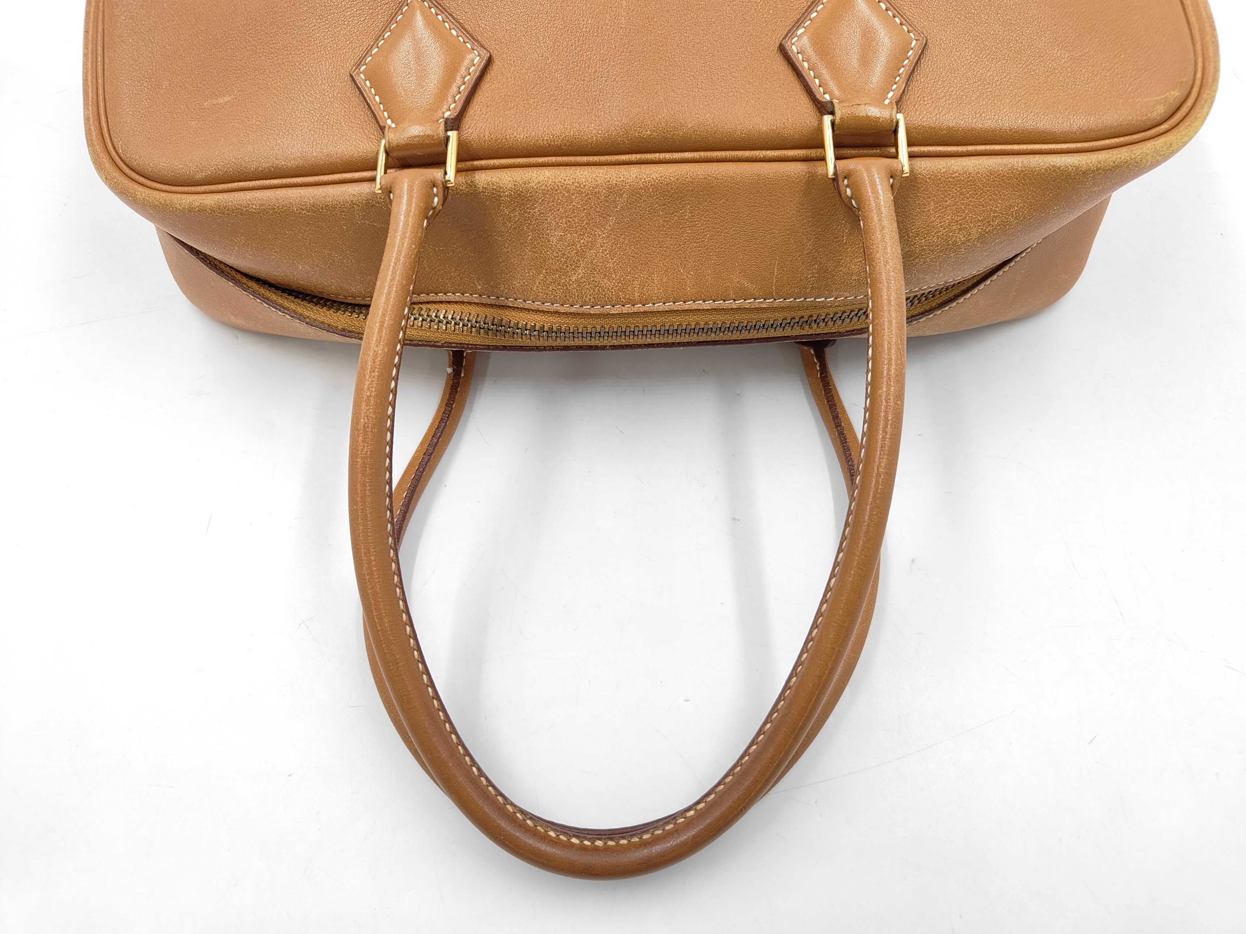 Plume 32 Pork Whiskey Handbag (with W stamp) Brown Handbag — view 5