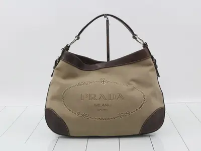 Jacquard shoulder bag