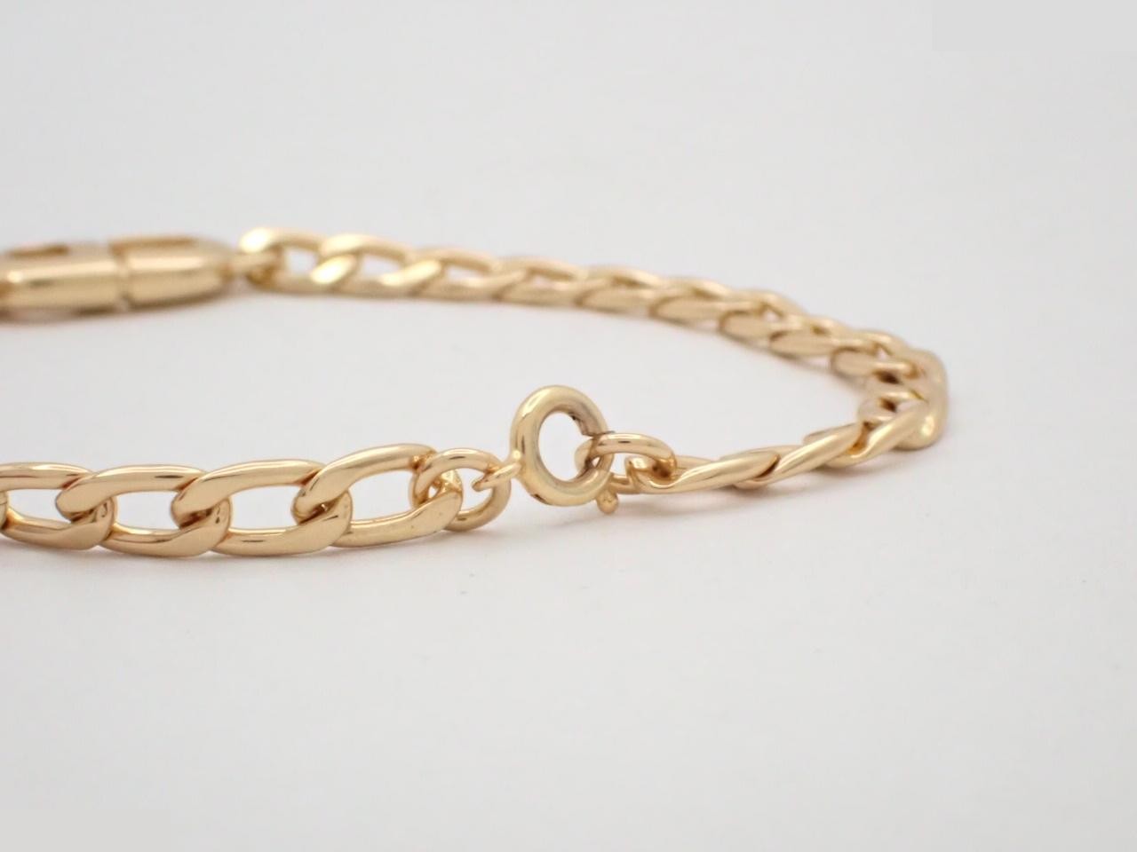 Gold bracelet, wrist size approximately 19cm — view 3