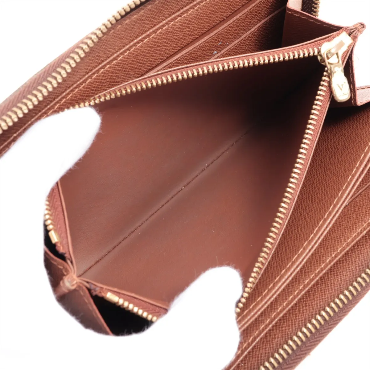 Monogram Rose Zippy Wallet M93759 CA0089 Brown Round Zip Wallet — view 11