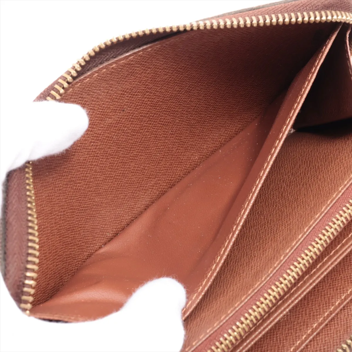 Monogram Rose Zippy Wallet M93759 CA0089 Brown Round Zip Wallet — view 4